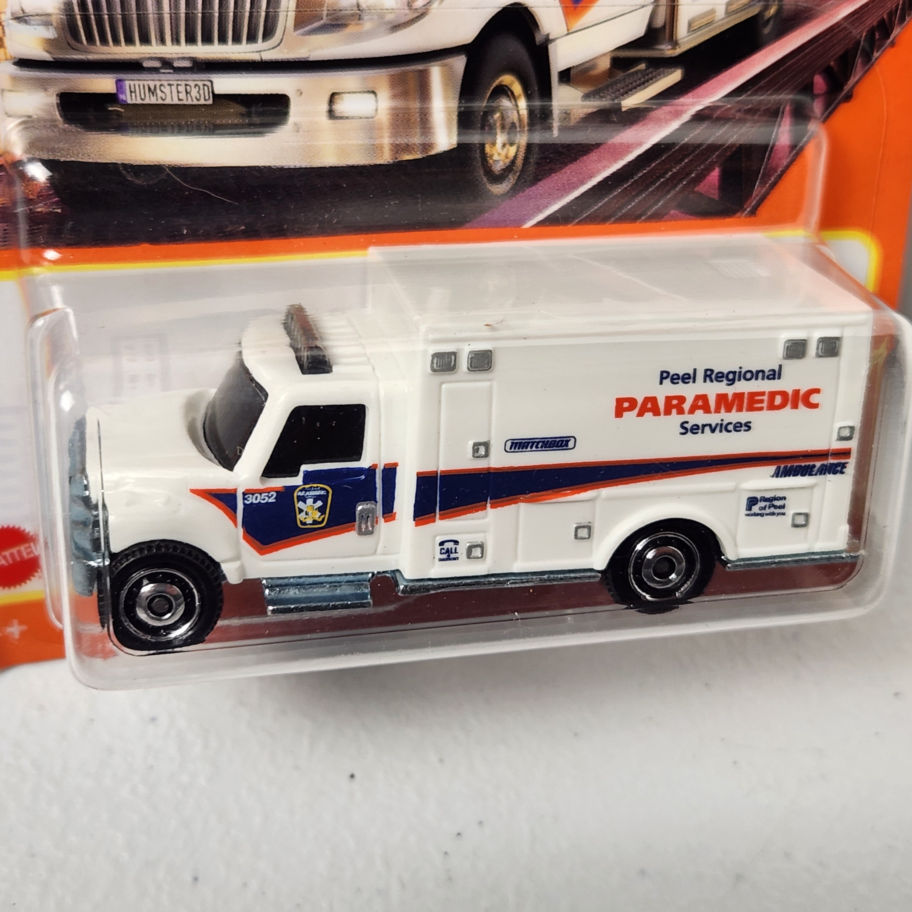 International Terrastar Paramedic Ambulance American Mainline Matchbox 2025
