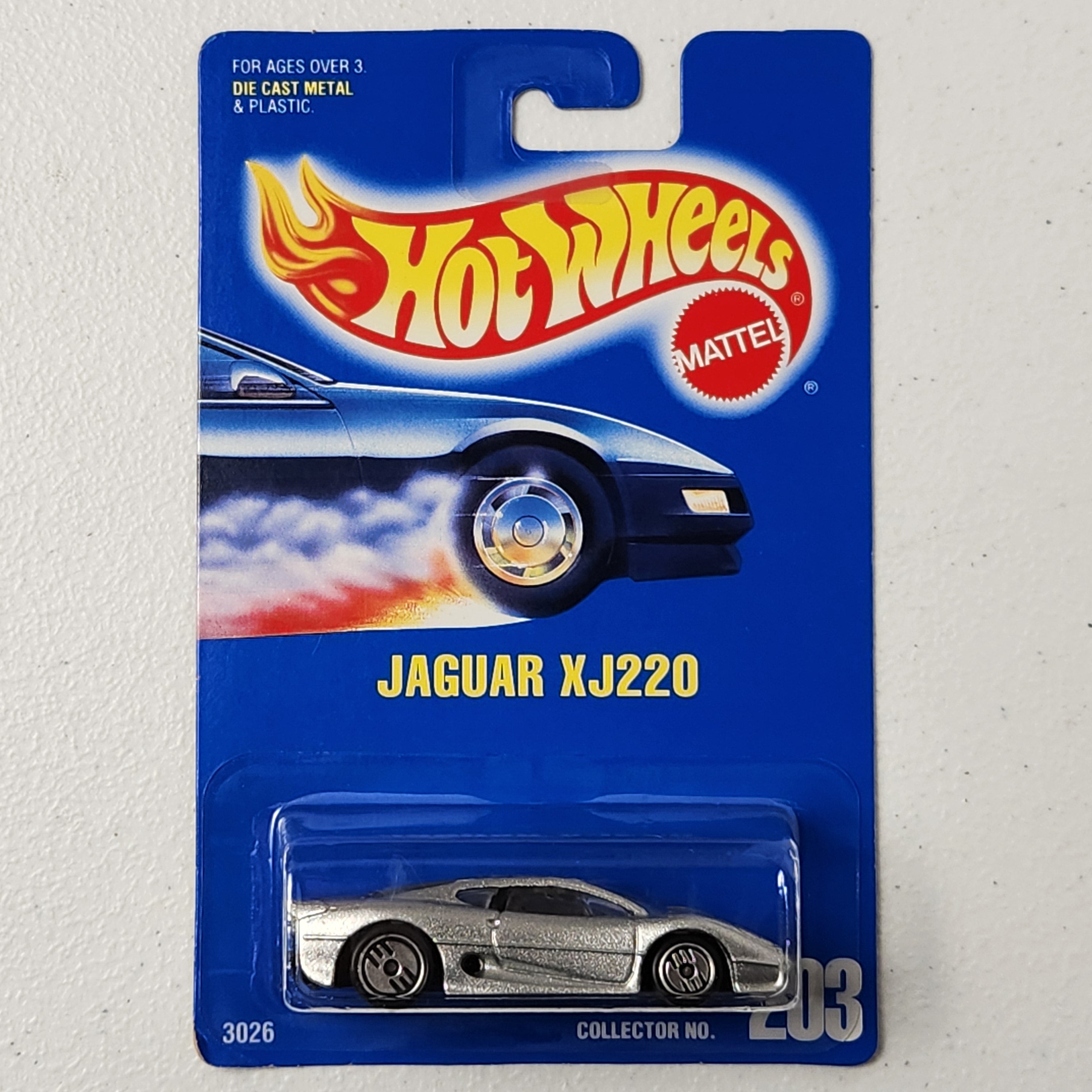 Jaguar XJ220 European 90s Mainline Hot Wheels