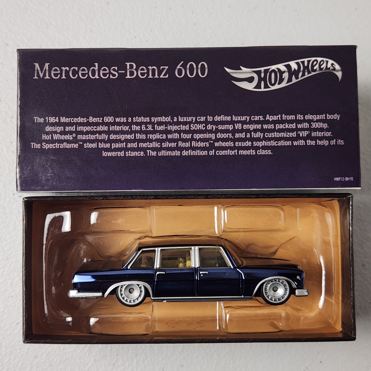 Mercedes-Benz 600 Open-Box European RLC Hot Wheels 2025