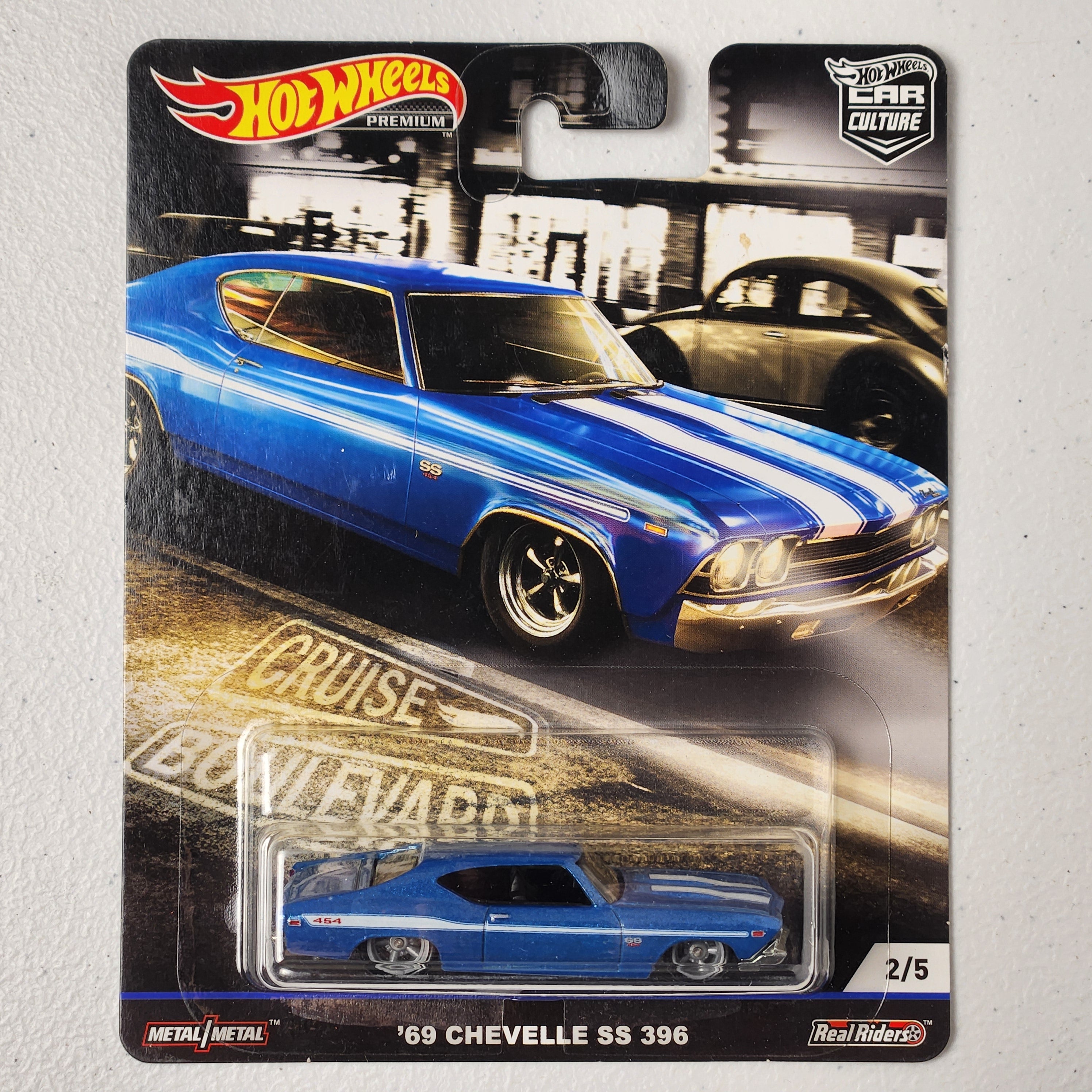69 Chevelle SS 396 1/5 Car Culture: Boulevard American Premium Hot Wheels 2020