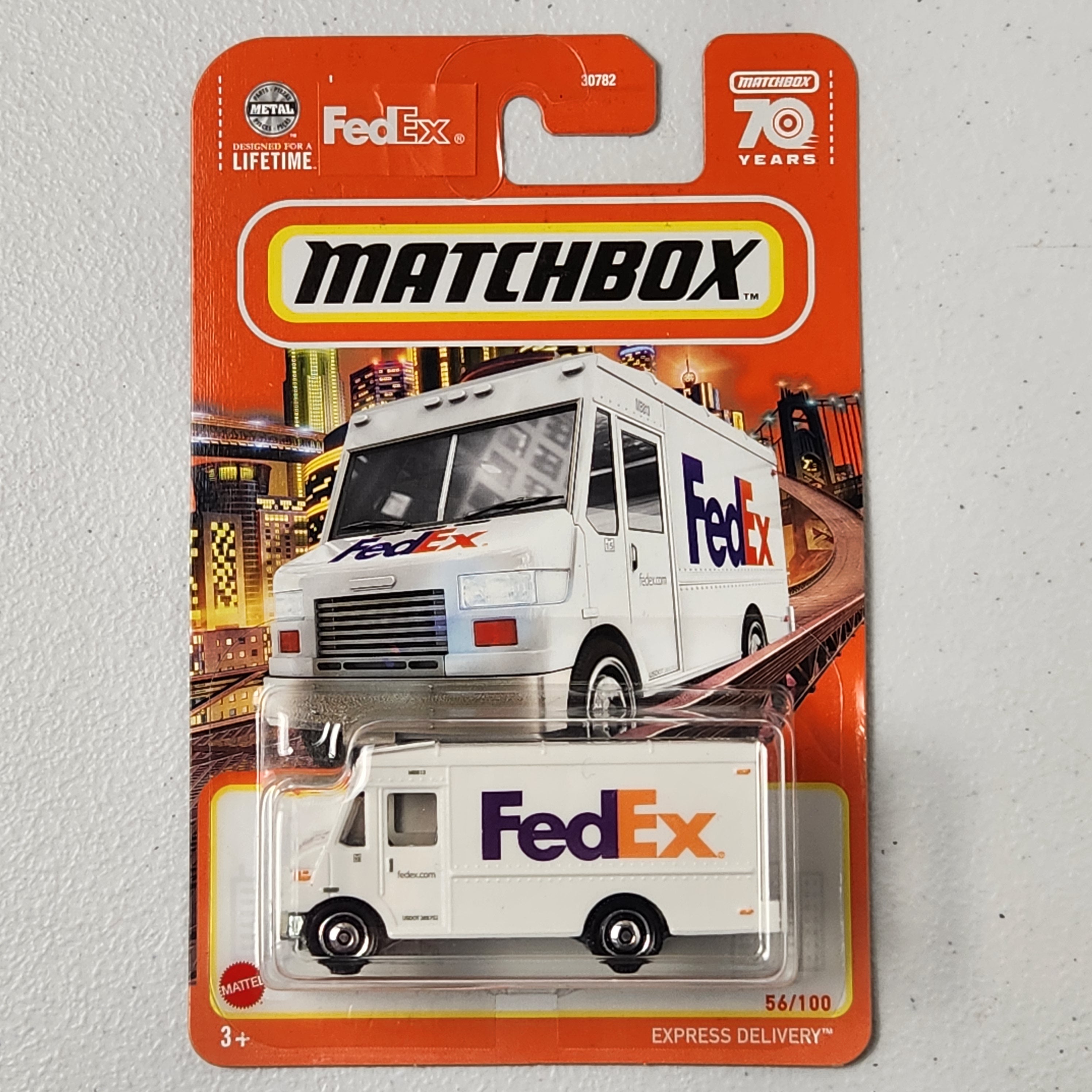 FedEx Express Delivery Truck American matchbox_mainline Hot Wheels
