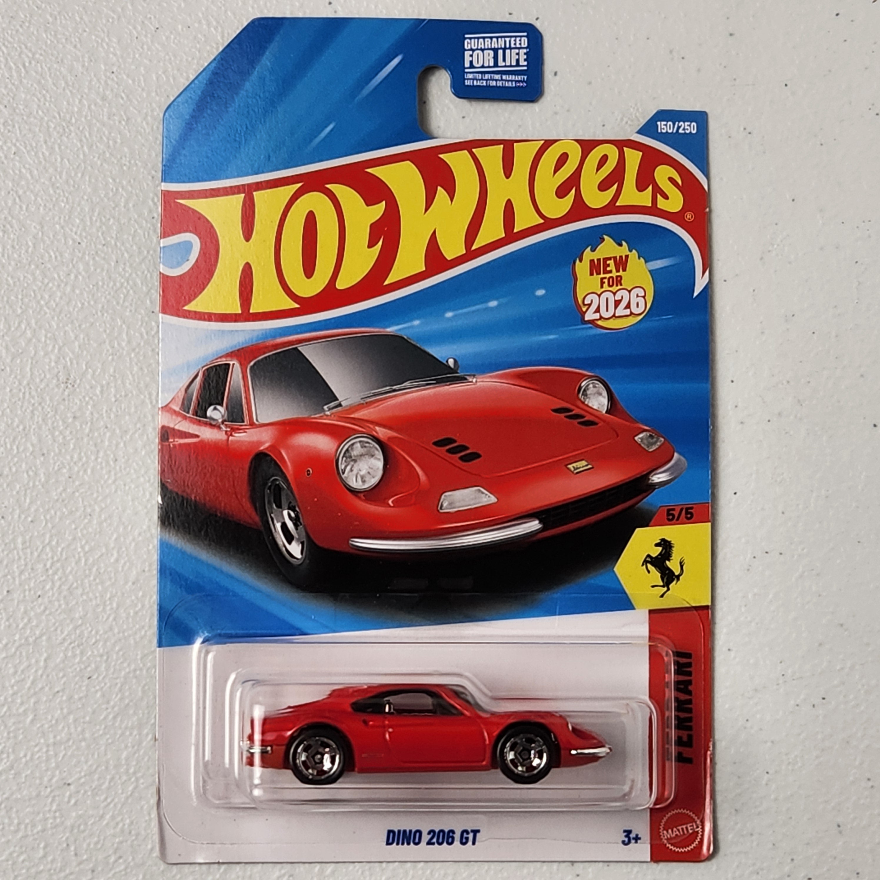 Dino 206 GT European mainline Hot Wheels