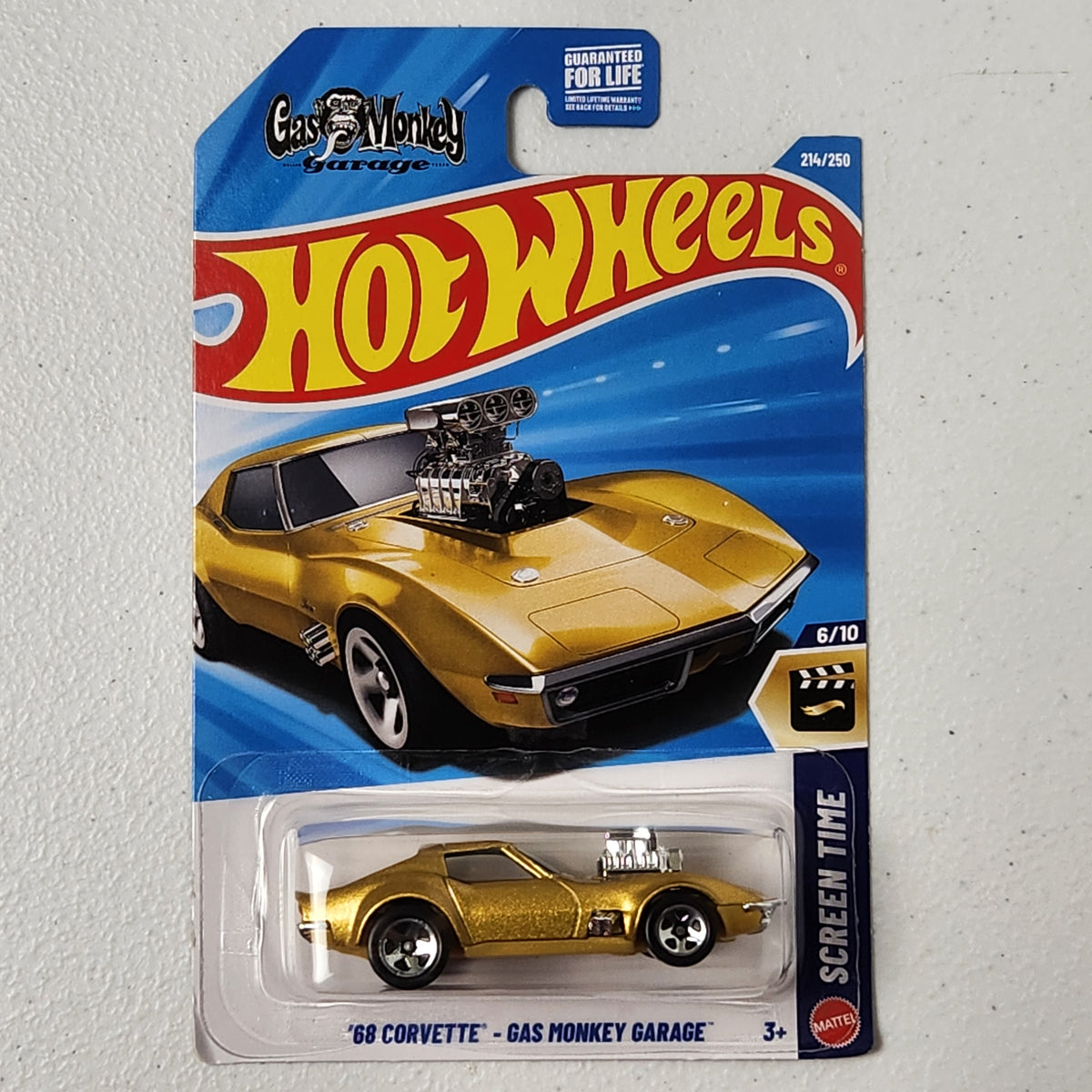 68 Corvette - Gas Monkey Garage American Mainline Hot Wheels