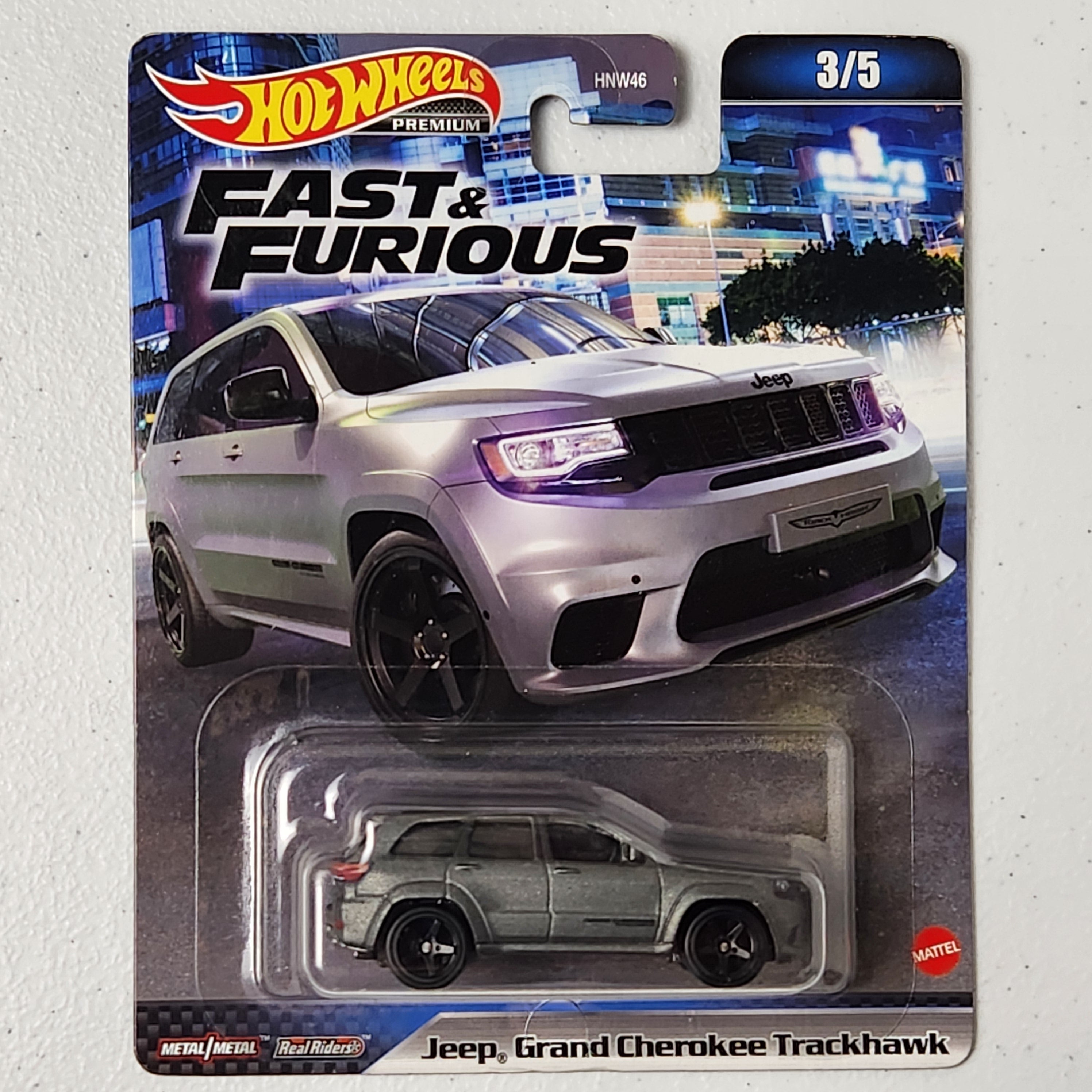 Grand Cherokee Trackhawk 3/5 Fast & Furious American Premium Hot Wheels 2021