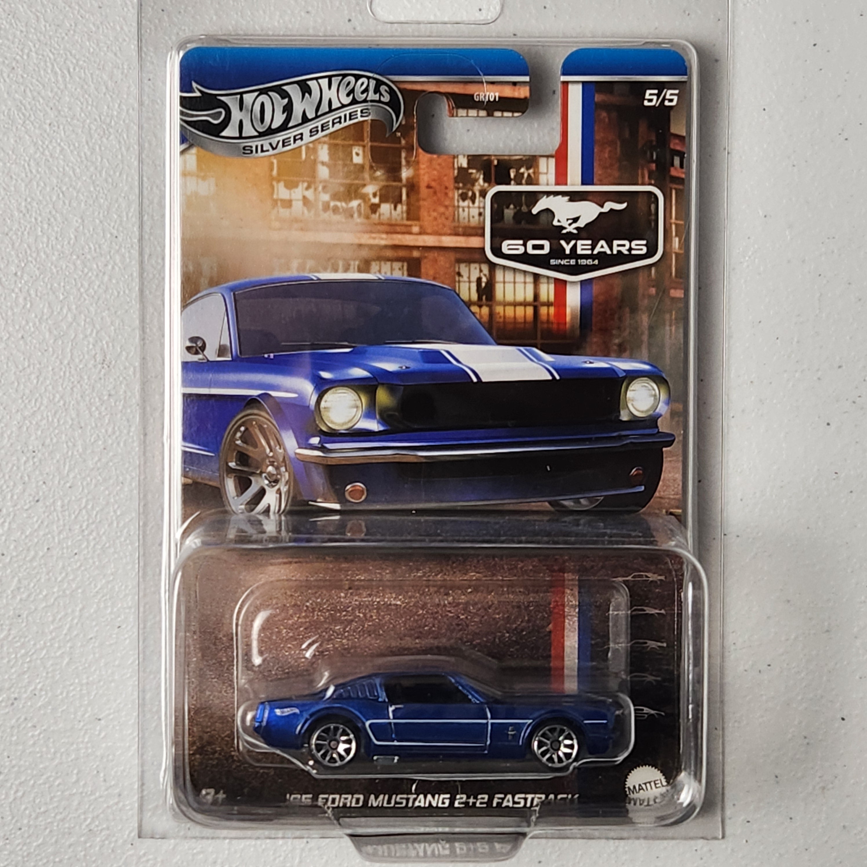 Ford Mustang 2+2 Fastback METAL BASE CHASE 5/5 American Silver Series Hot Wheels 2025