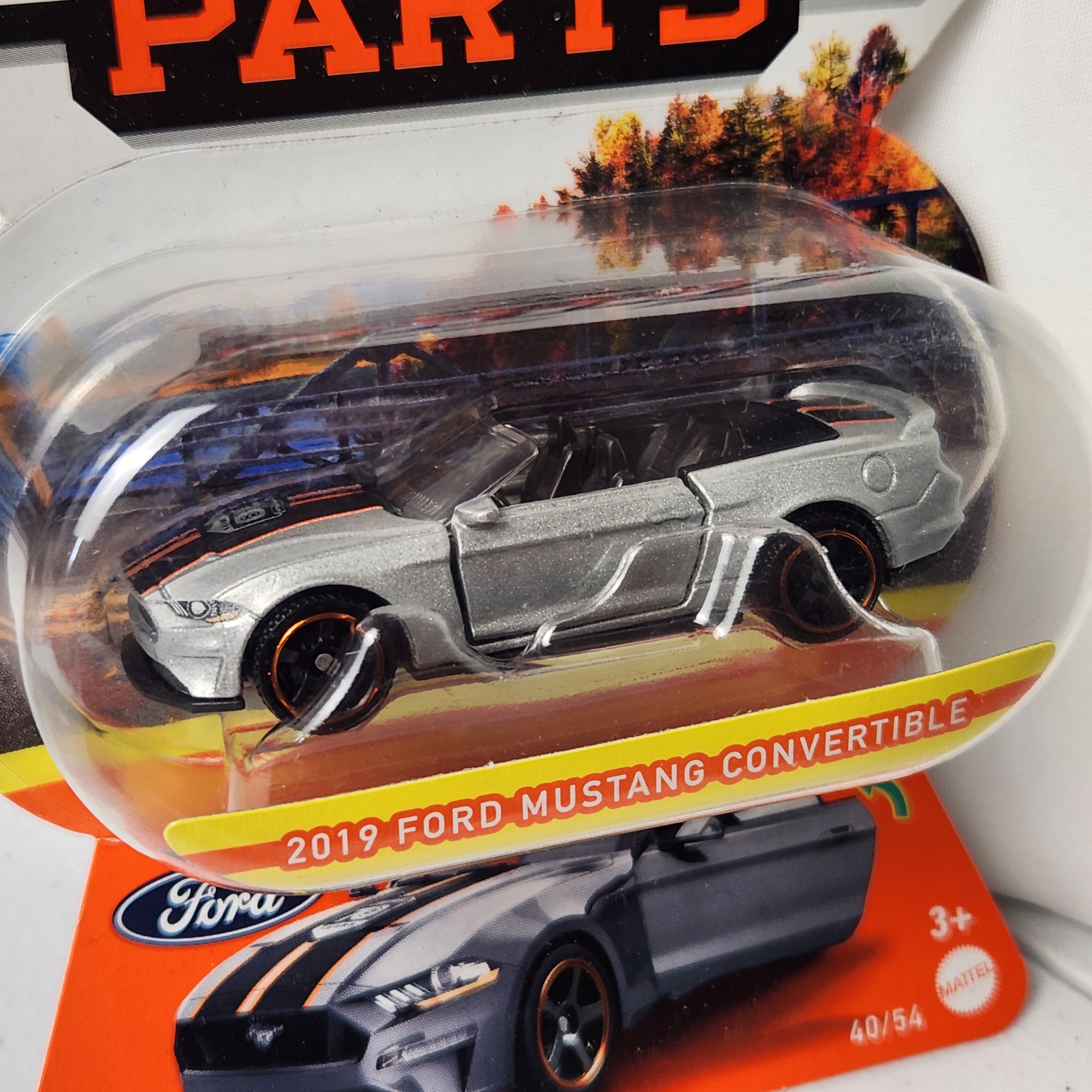 2019 Ford Mustang Convertible American Moving Parts Matchbox 2023