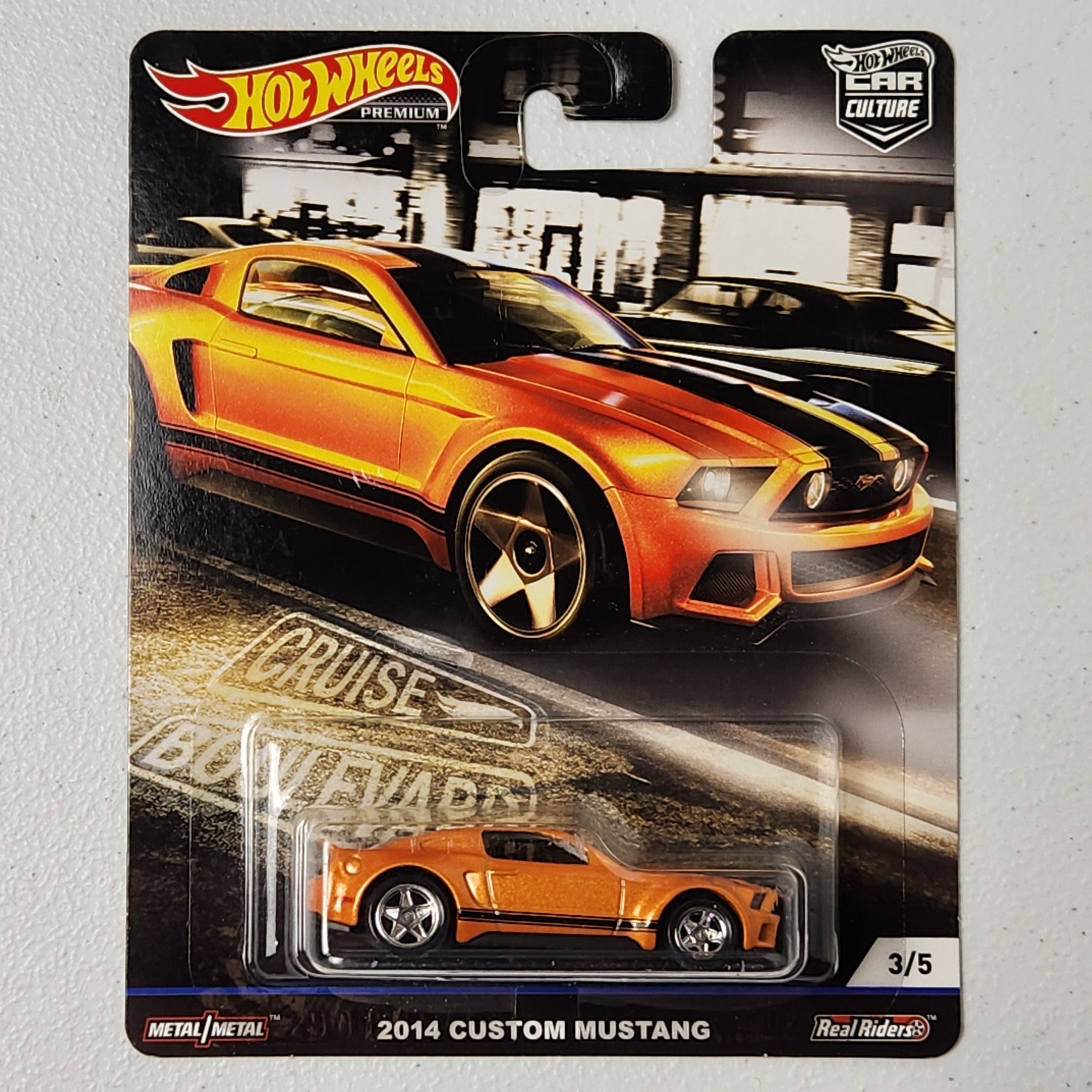 2014 Custom Mustang 3/5 Car Culture: Boulevard American Premium Hot Wheels 2014