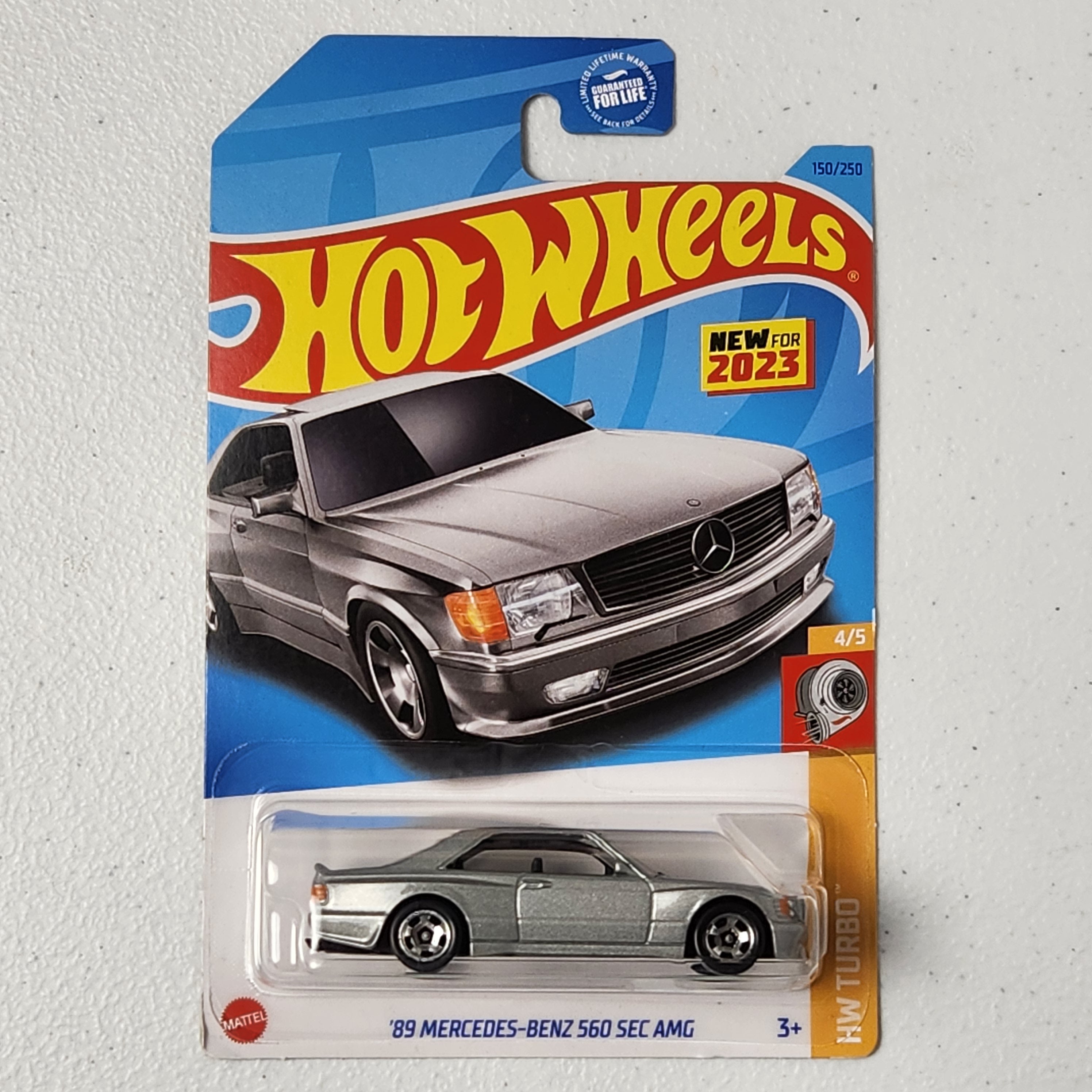 '89 Mercedes-Benz 560 SEC AMG European Mainline Hot Wheels