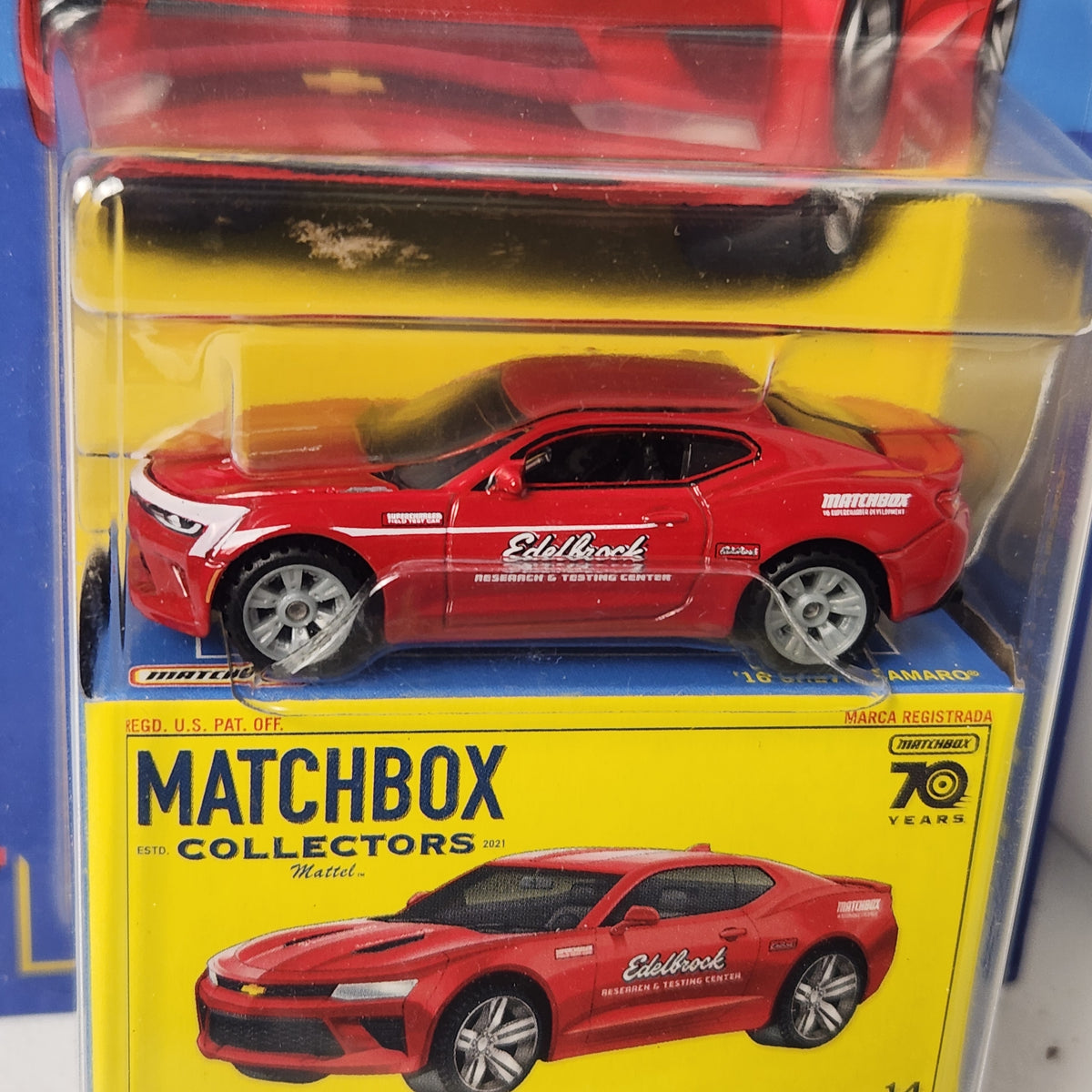 16 Chevy Camaro American Collectors Matchbox 2023