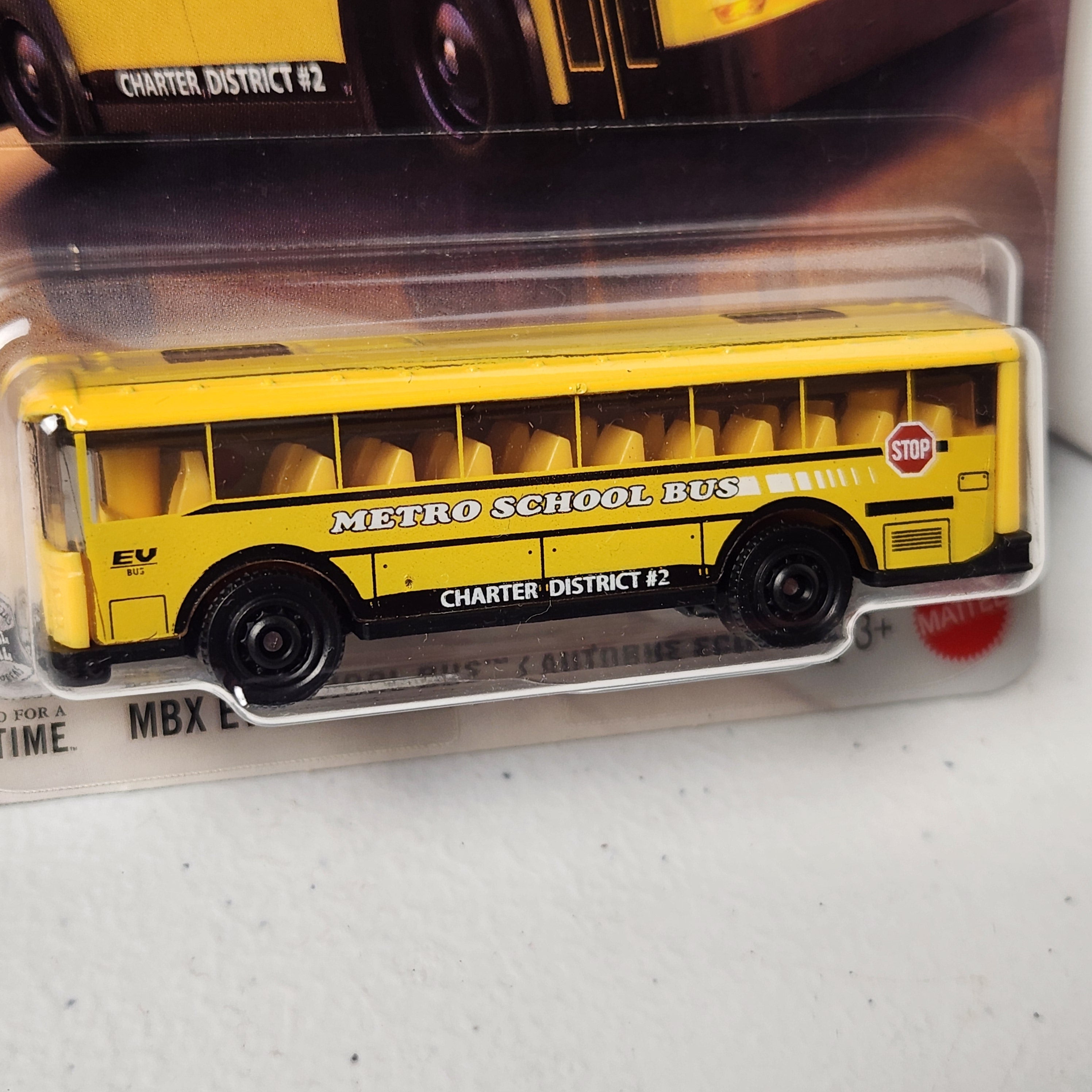 MBX EV School Bus Metro American Mainline Matchbox 2026