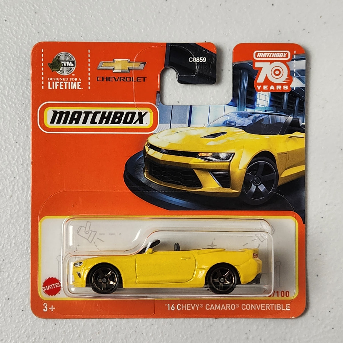 16 Chevy Camaro Convertible American Mainline Matchbox