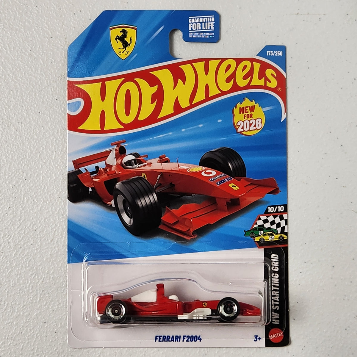 Ferrari F2004 F1 European Mainline Hot Wheels