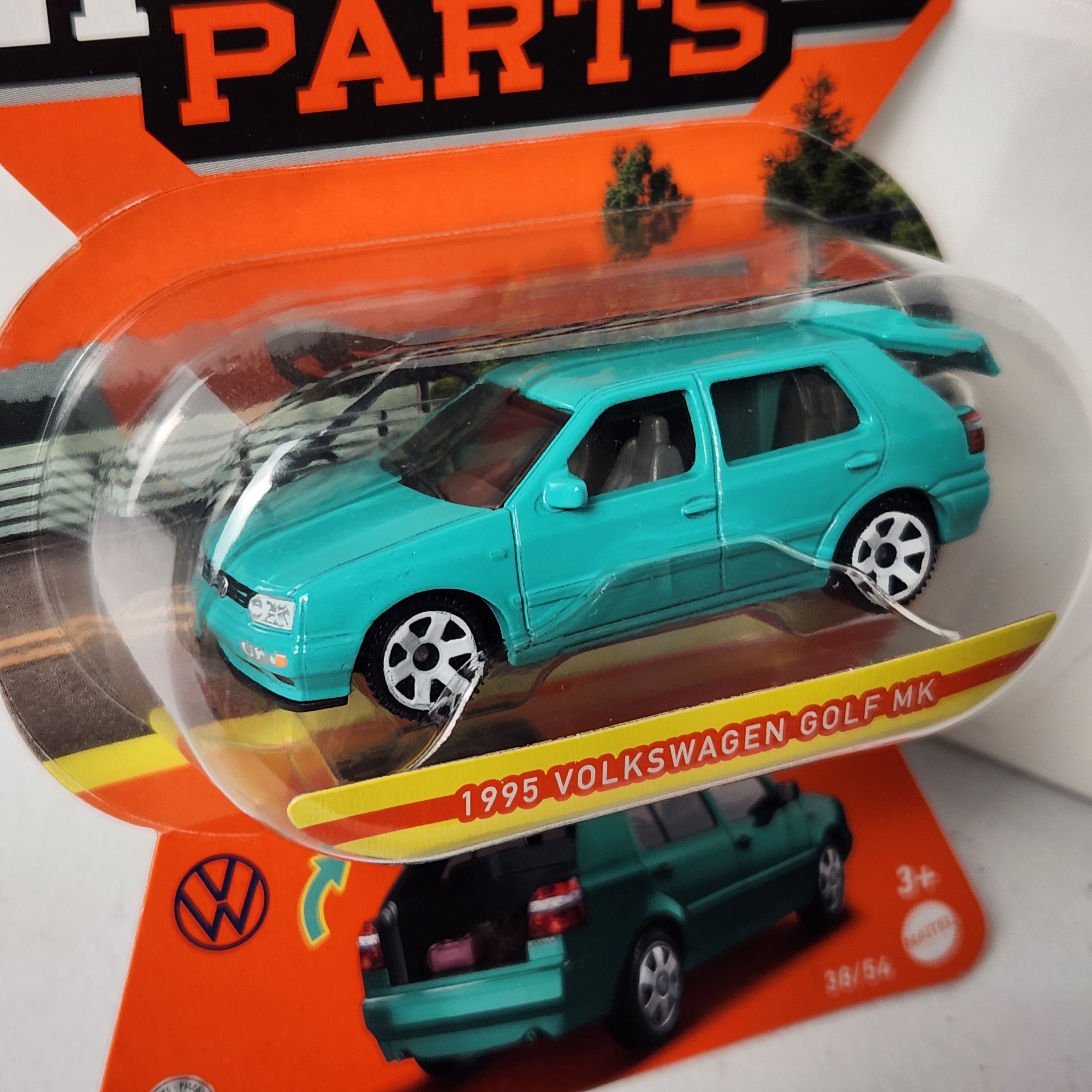 1995 Volkswagen Golf MK European Moving Parts Matchbox 2023
