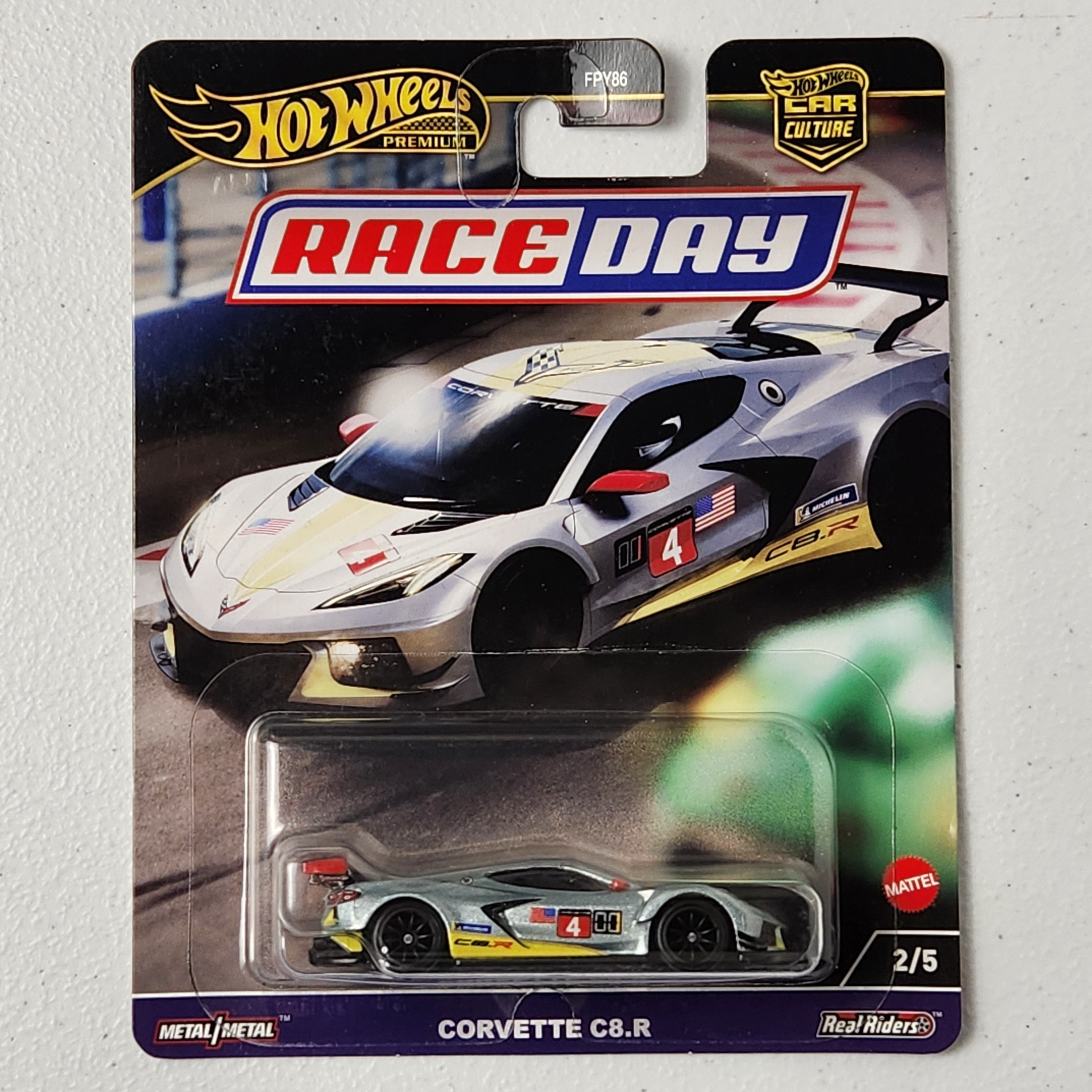 Corvette C8.R 2/5 Car Culture: Race Day American Premium Hot Wheels 2024