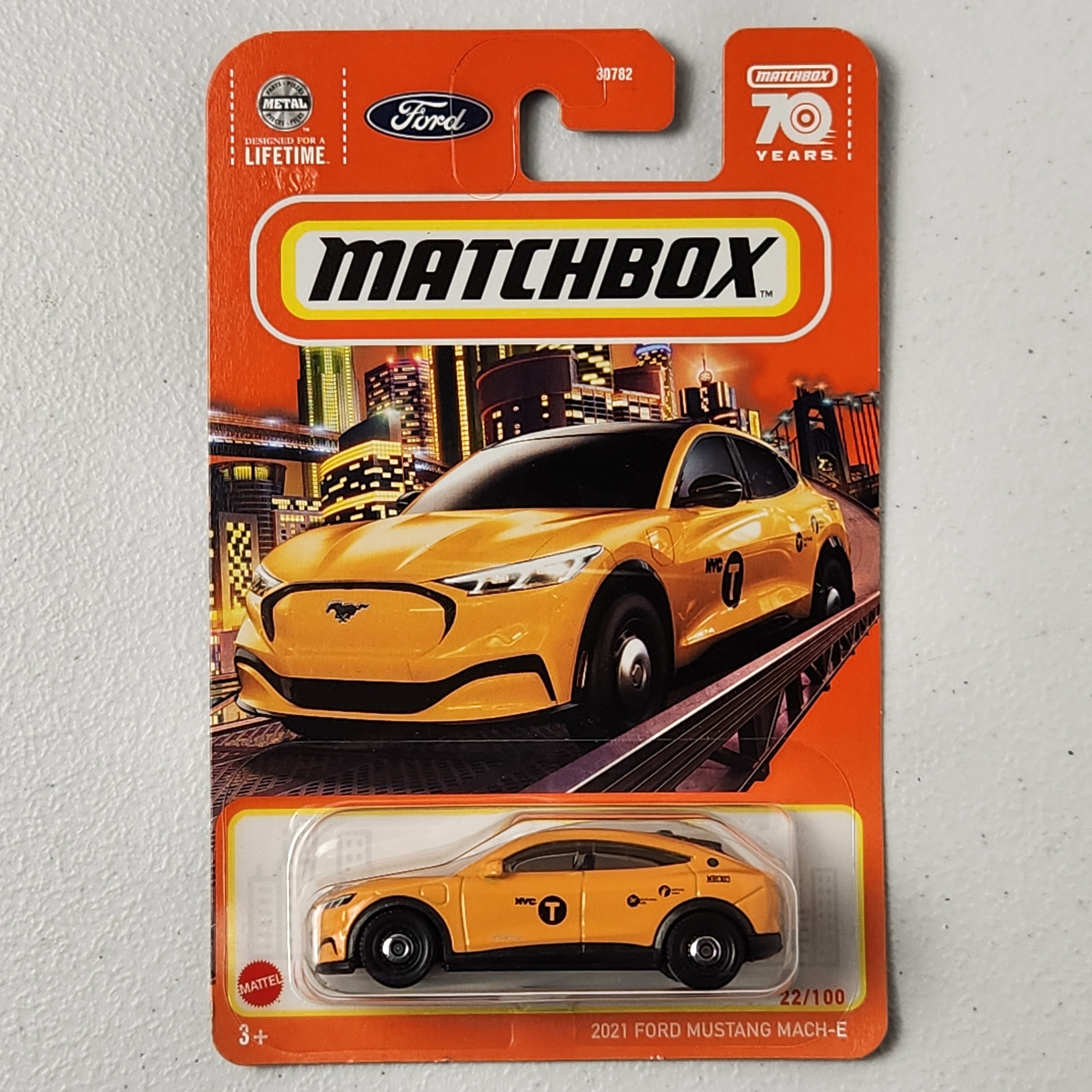 2021 Ford Mustang Mach-E Taxi American Mainline Matchbox 2025