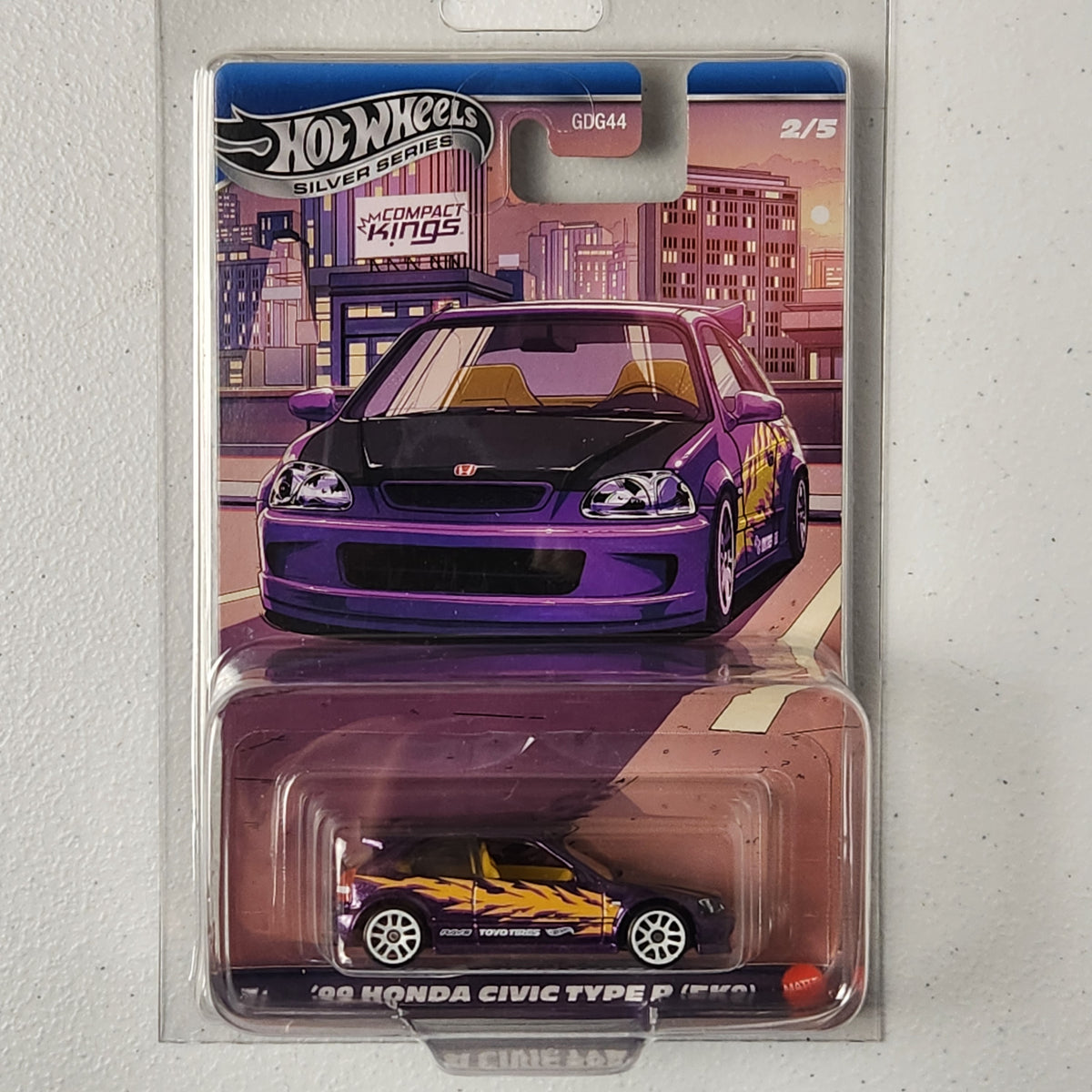 99 Honda Civic Type R (EK9) 2/5 JDM Compact Kings Hot Wheels 2025