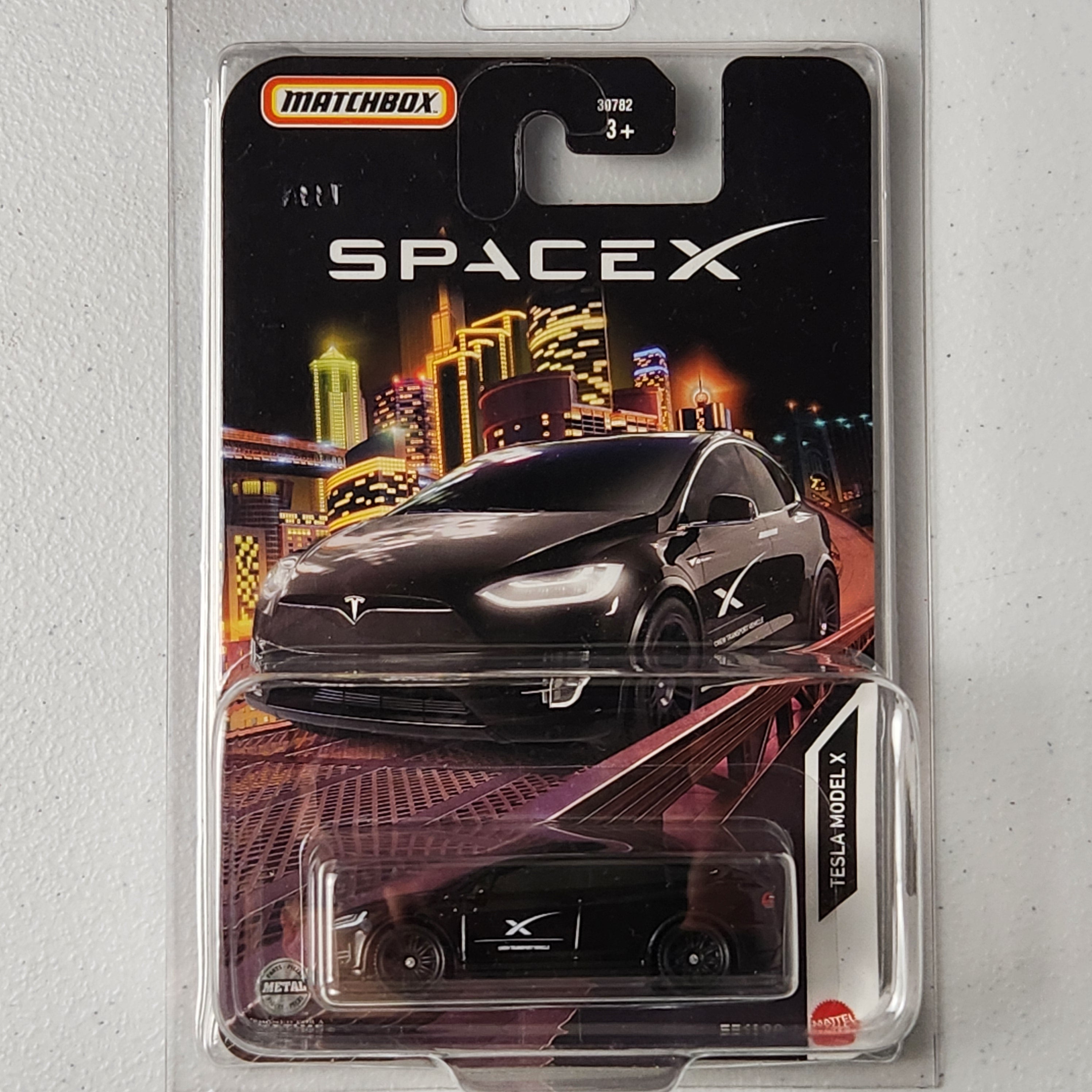 Tesla Model X 75/100 SpaceX American Matchbox 2023