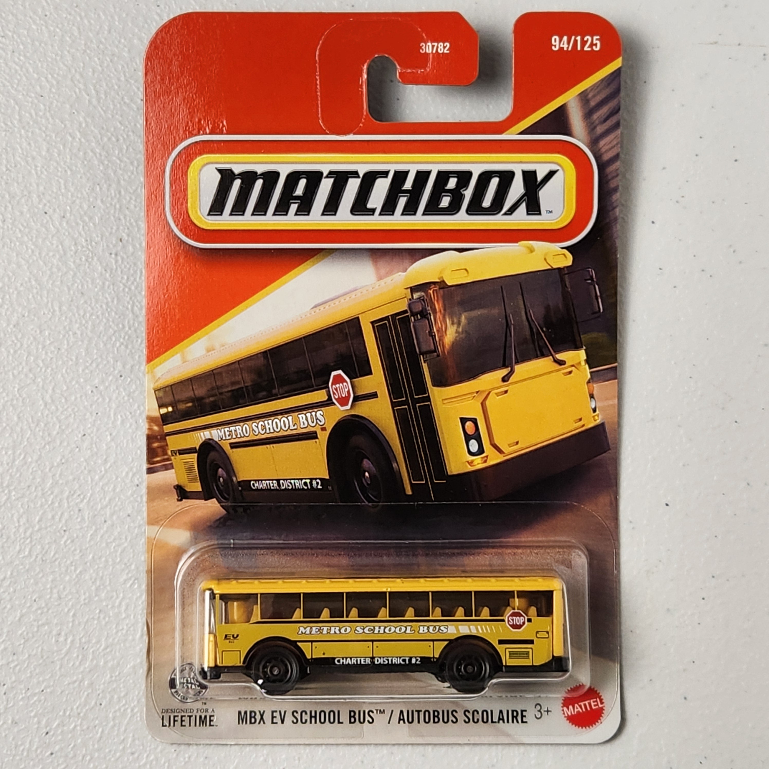 MBX EV School Bus Metro American Mainline Matchbox 2026