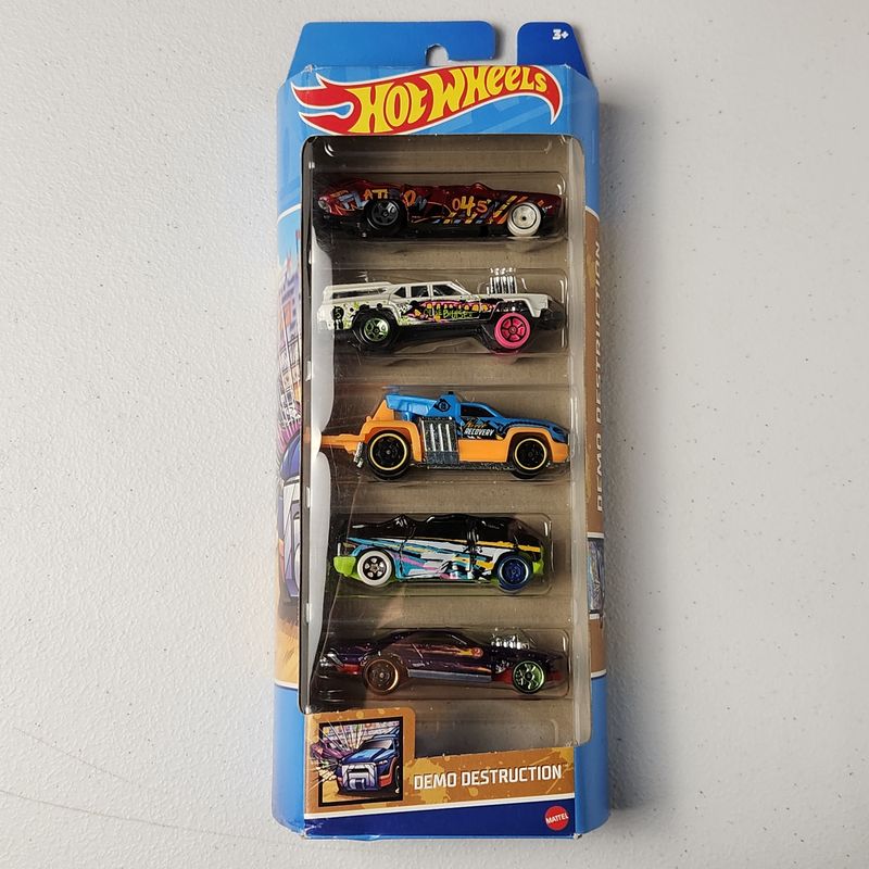 Demo Destruction 5 Pack Mainline Hot Wheels