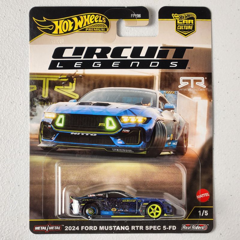 2024 Ford Mustang RTR Spec 5-FD #1/5 Circuit Legends American Premium Hot Wheels 2024