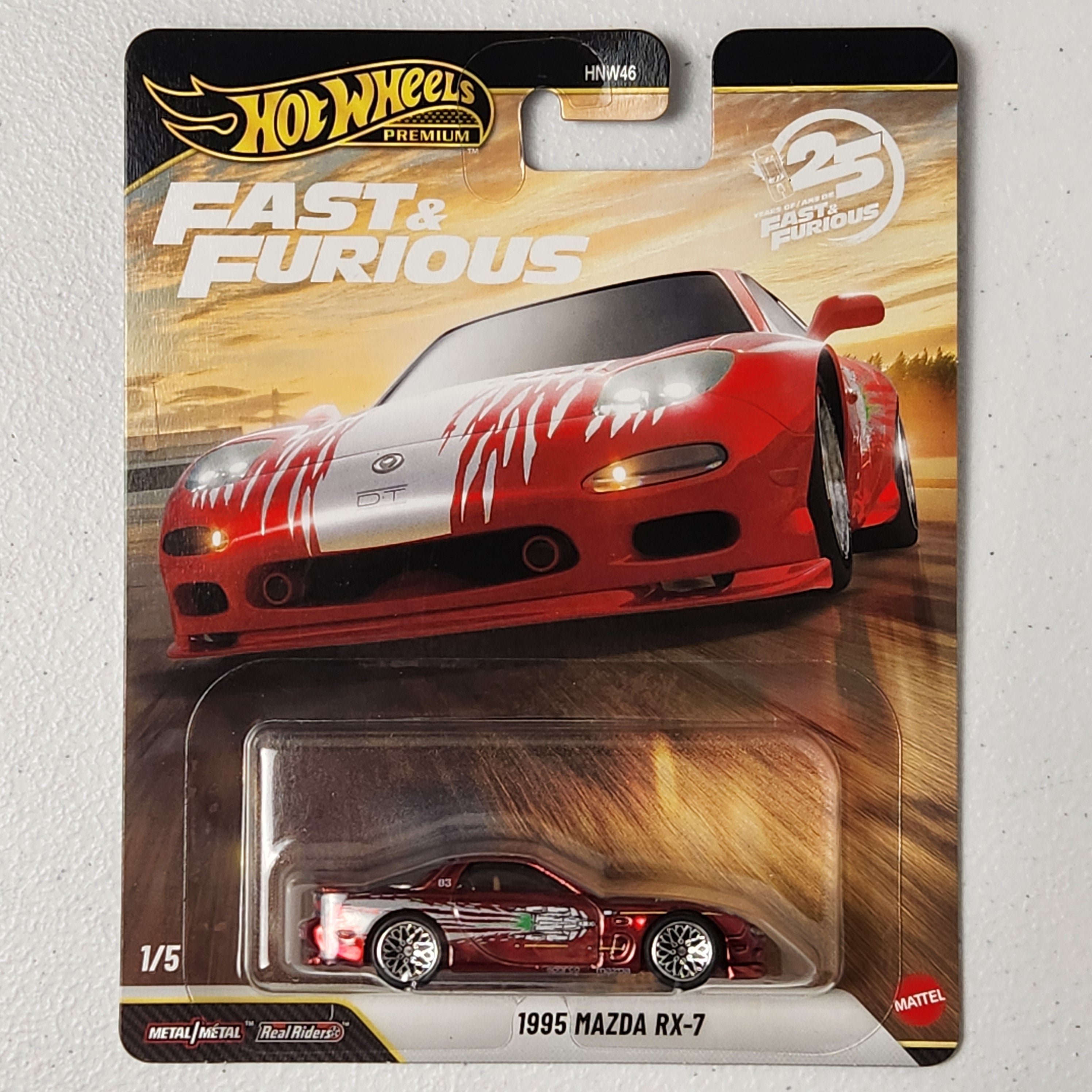 1995 Mazda RX-7 CHASE 1/5 Fast & Furious JDM Premium Hot Wheels 2026