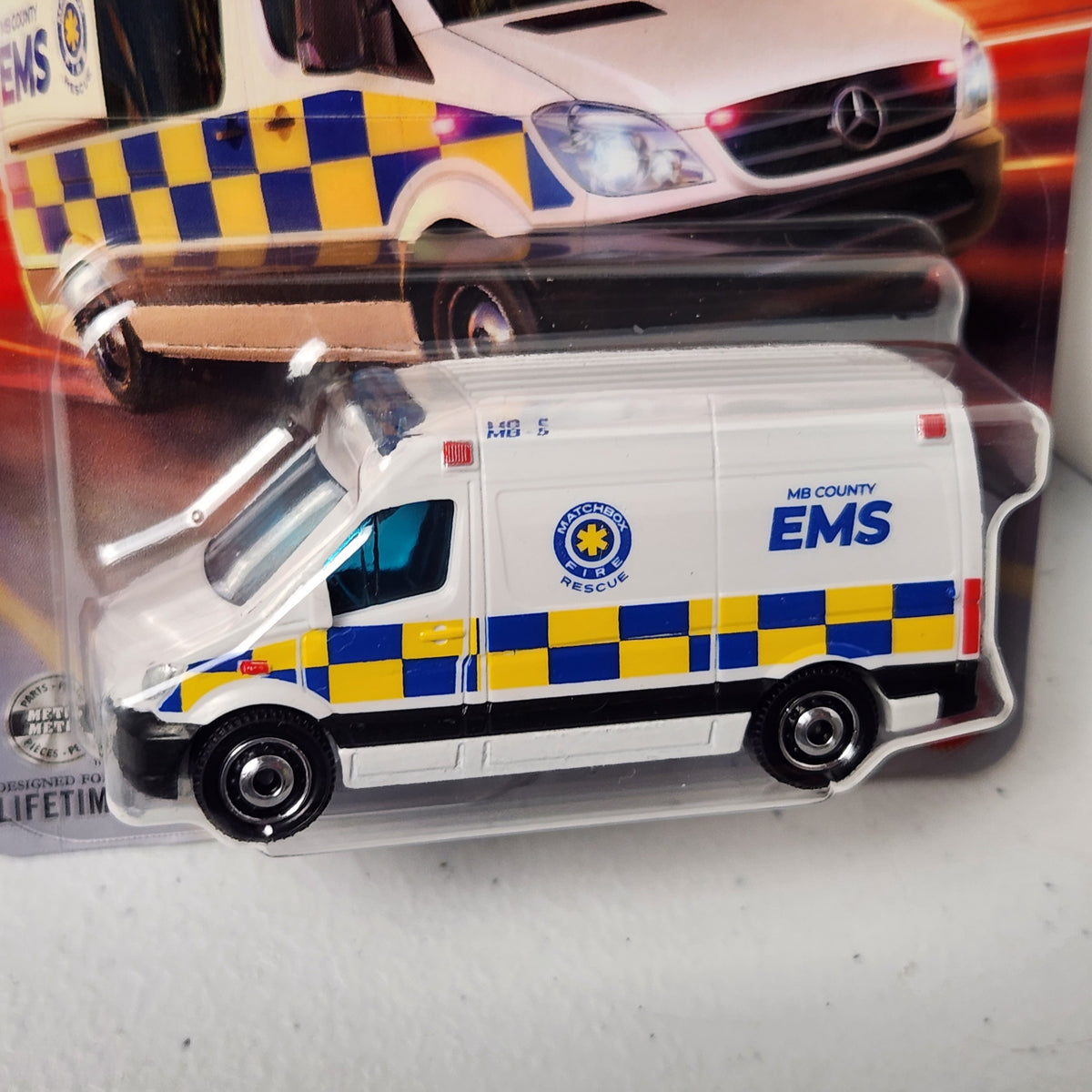 2024 Mercedes-Benz Sprinter Ambulance EMT European Mainline Matchbox