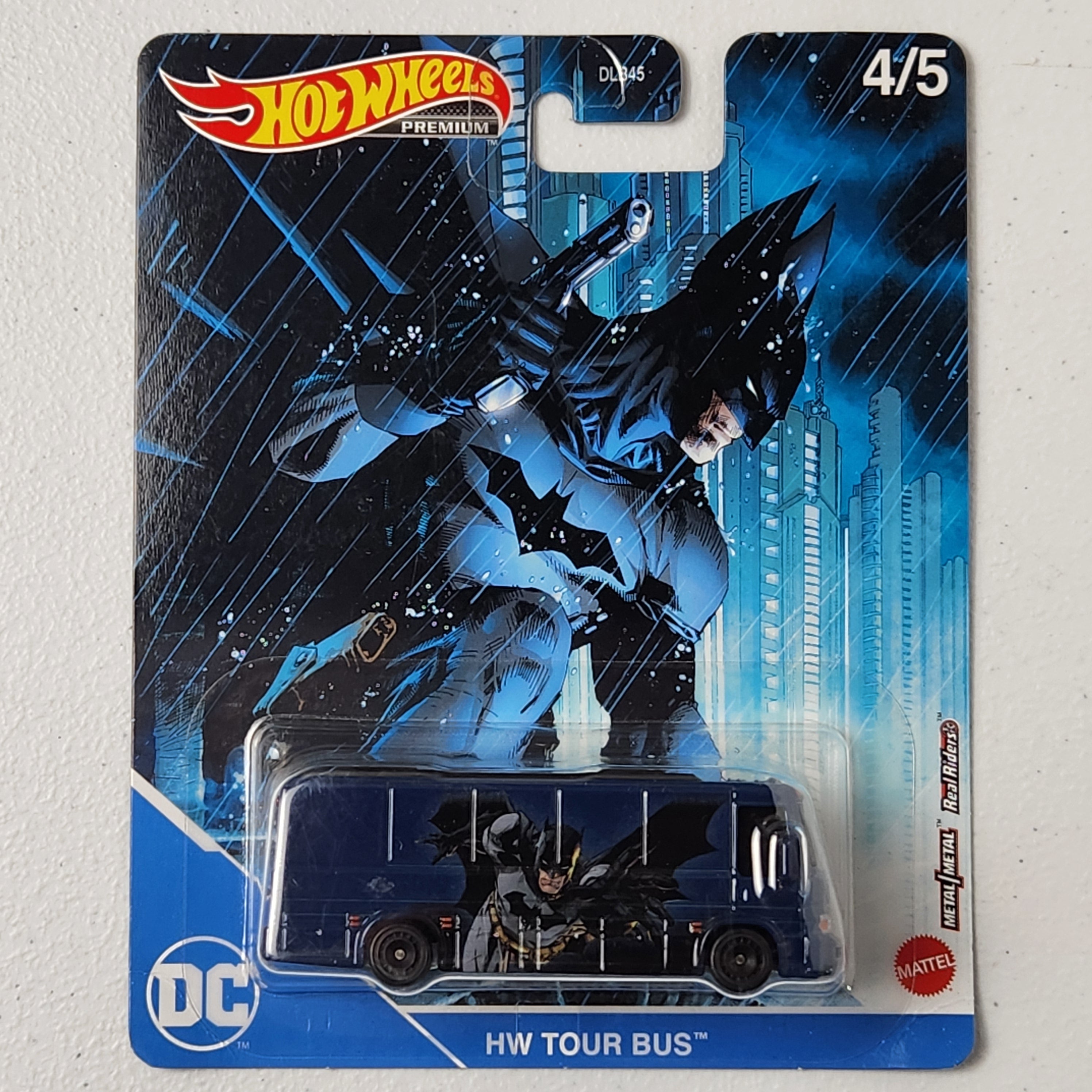 Batman HW Tour Bus 4/5 DC Comics American Premium Hot Wheels 2022