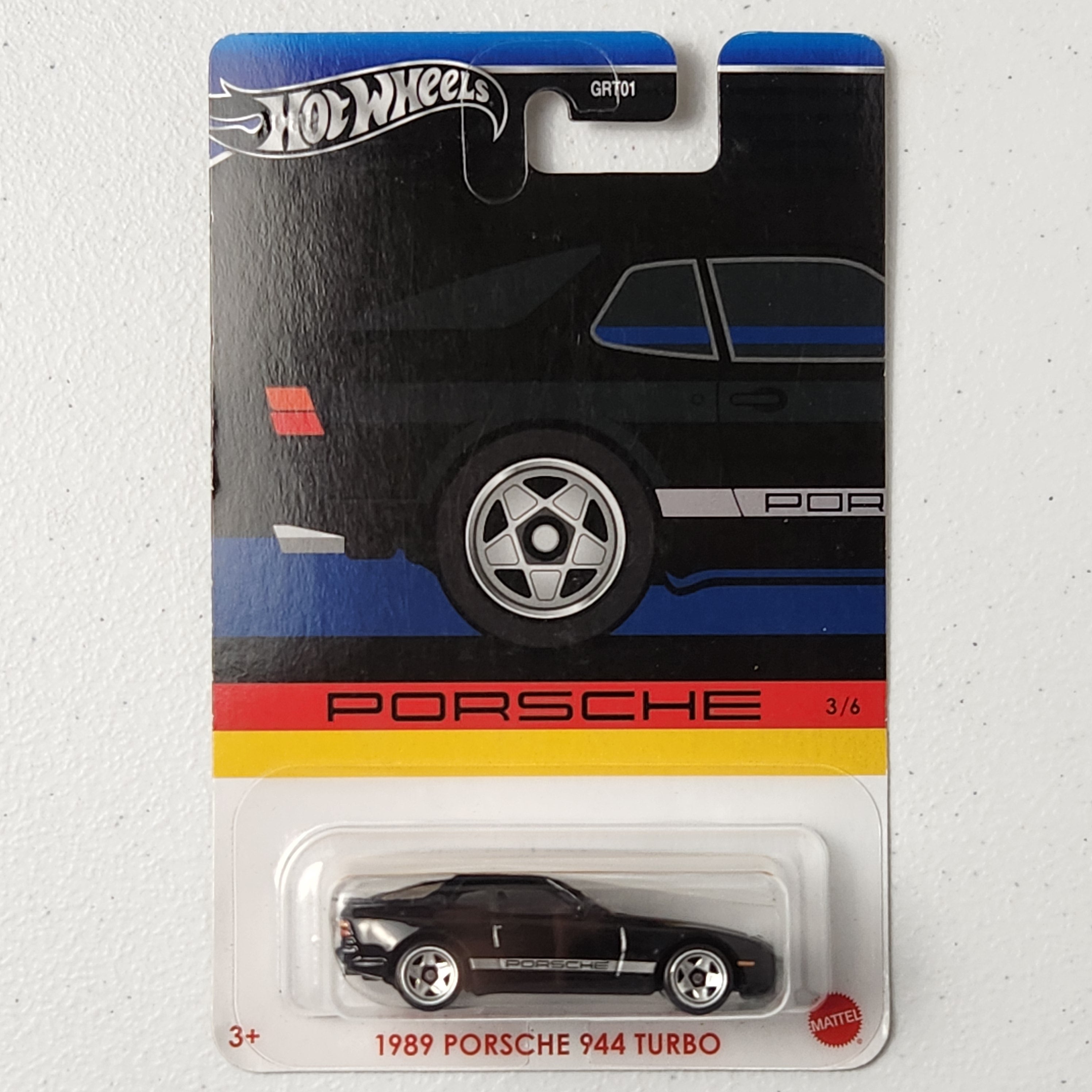 1989 Porsche 944 Turbo 3/6 European Porsche Hot Wheels 2024