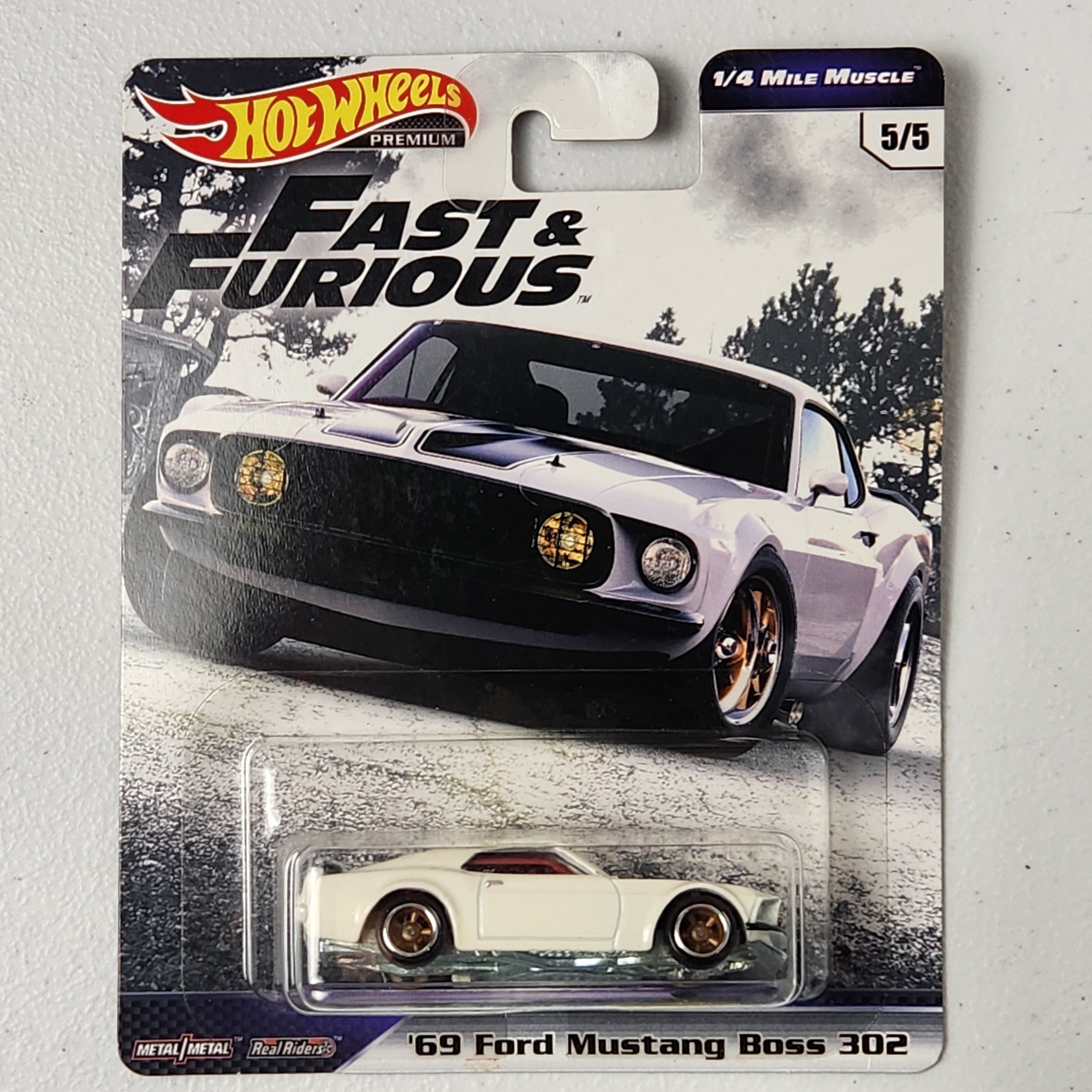 69 Ford Mustang Boss 302 5/5 Fast & Furious American Premium Hot Wheels 2019