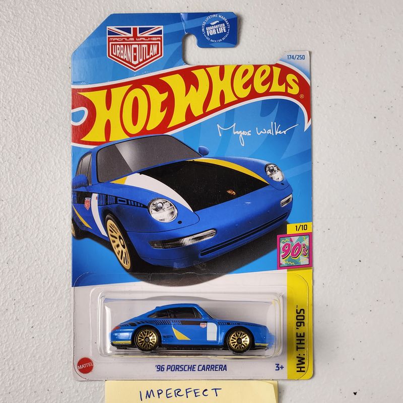 96 Porsche Carrera European Mainline Hot Wheels