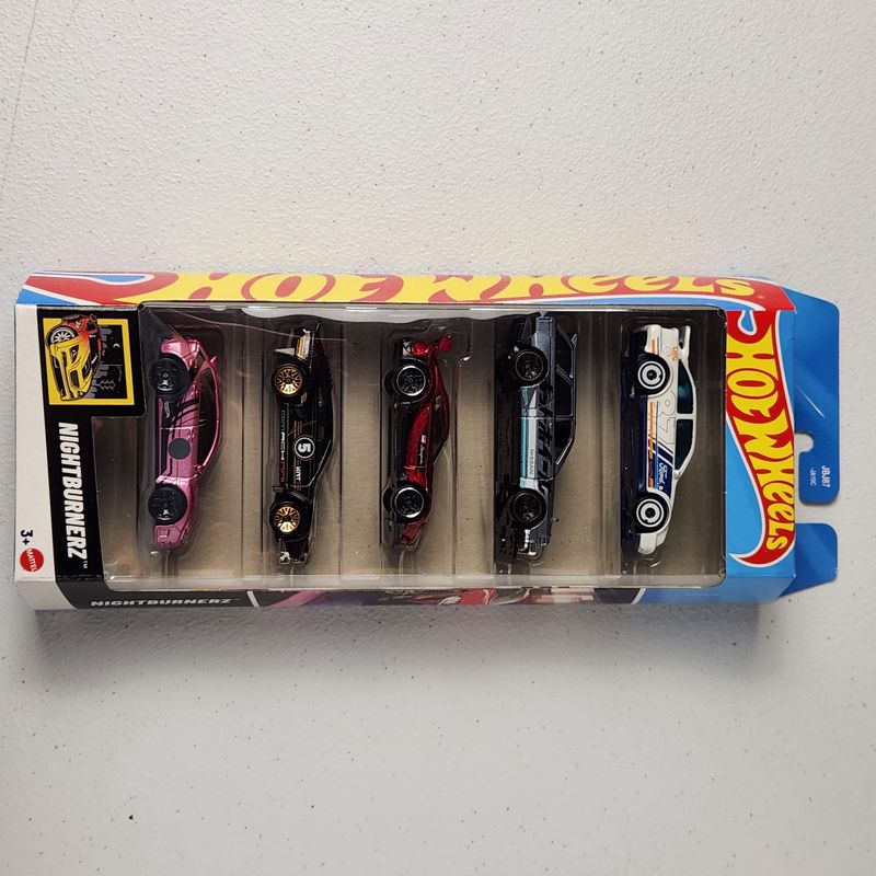 Nightburnerz 5 Pack Mainline Hot Wheels