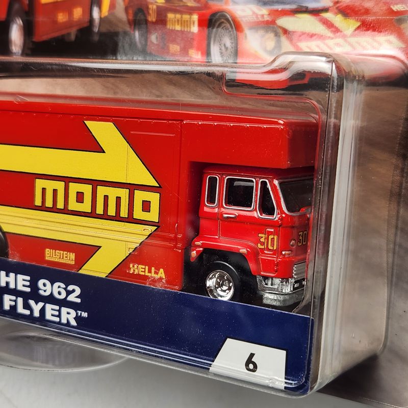 Porsche 962 Fleet Flyer #6 Team Transport European Premium Hot Wheels 2024