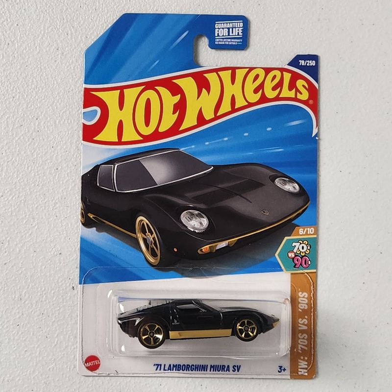 ’71 Lamborghini Miura SV European Mainline Hot Wheels