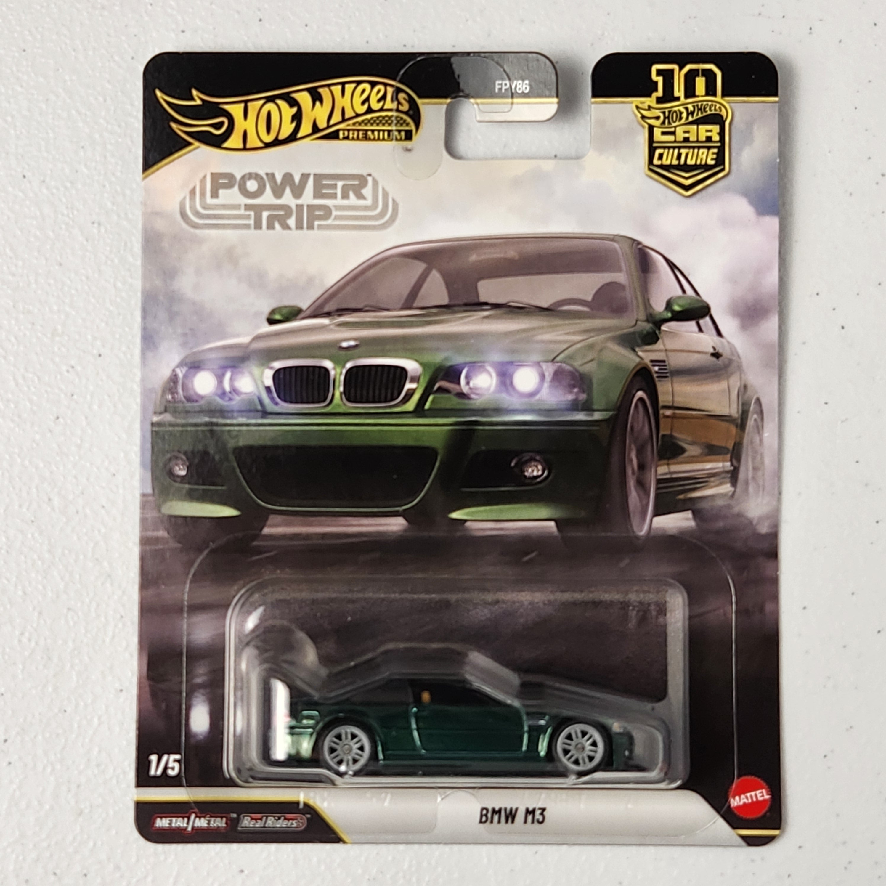 BMW M3 #1/5 Power Trip European Premium Hot Wheels