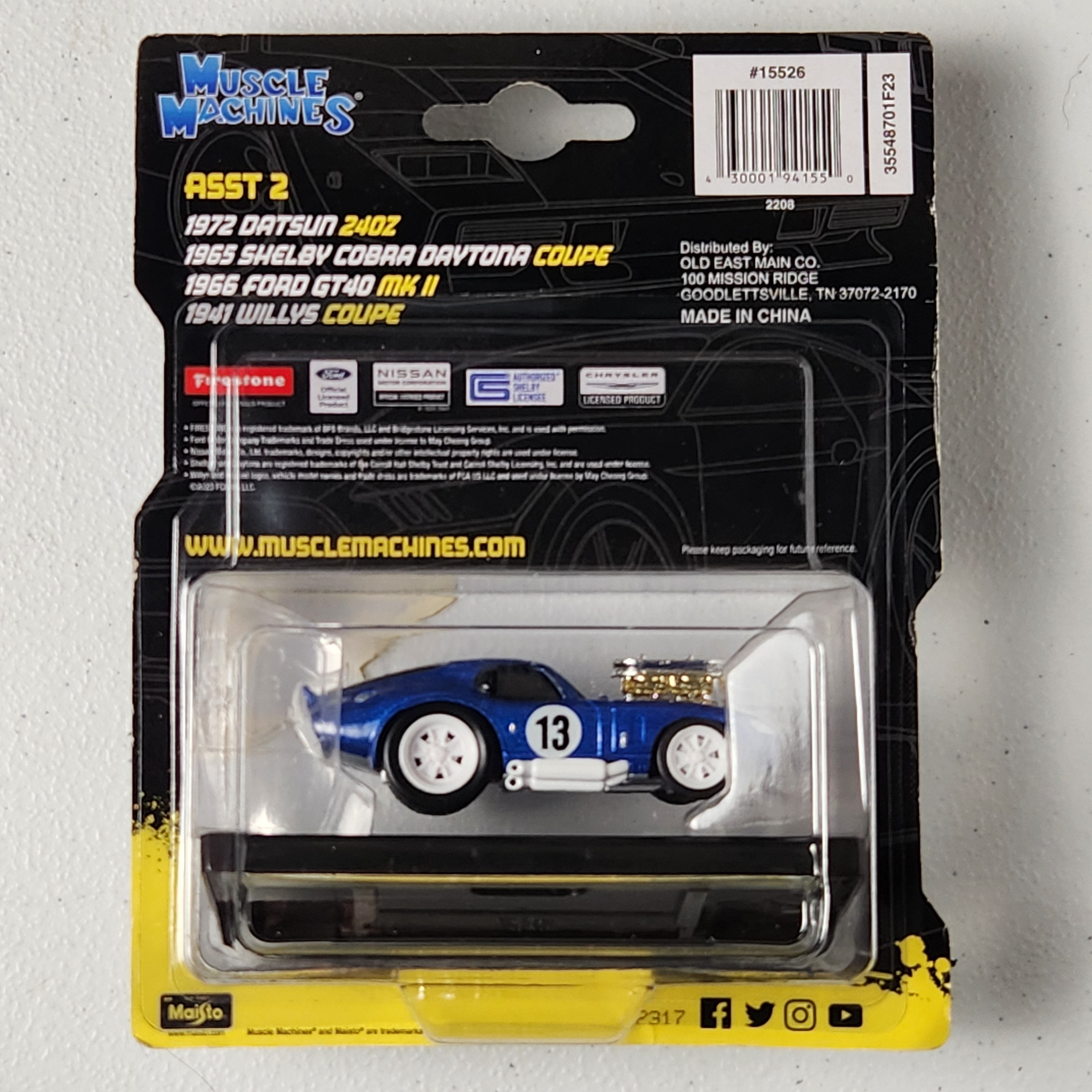 1965 Shelby Cobra Daytona Coupe #29 American Premium Muscle Machines