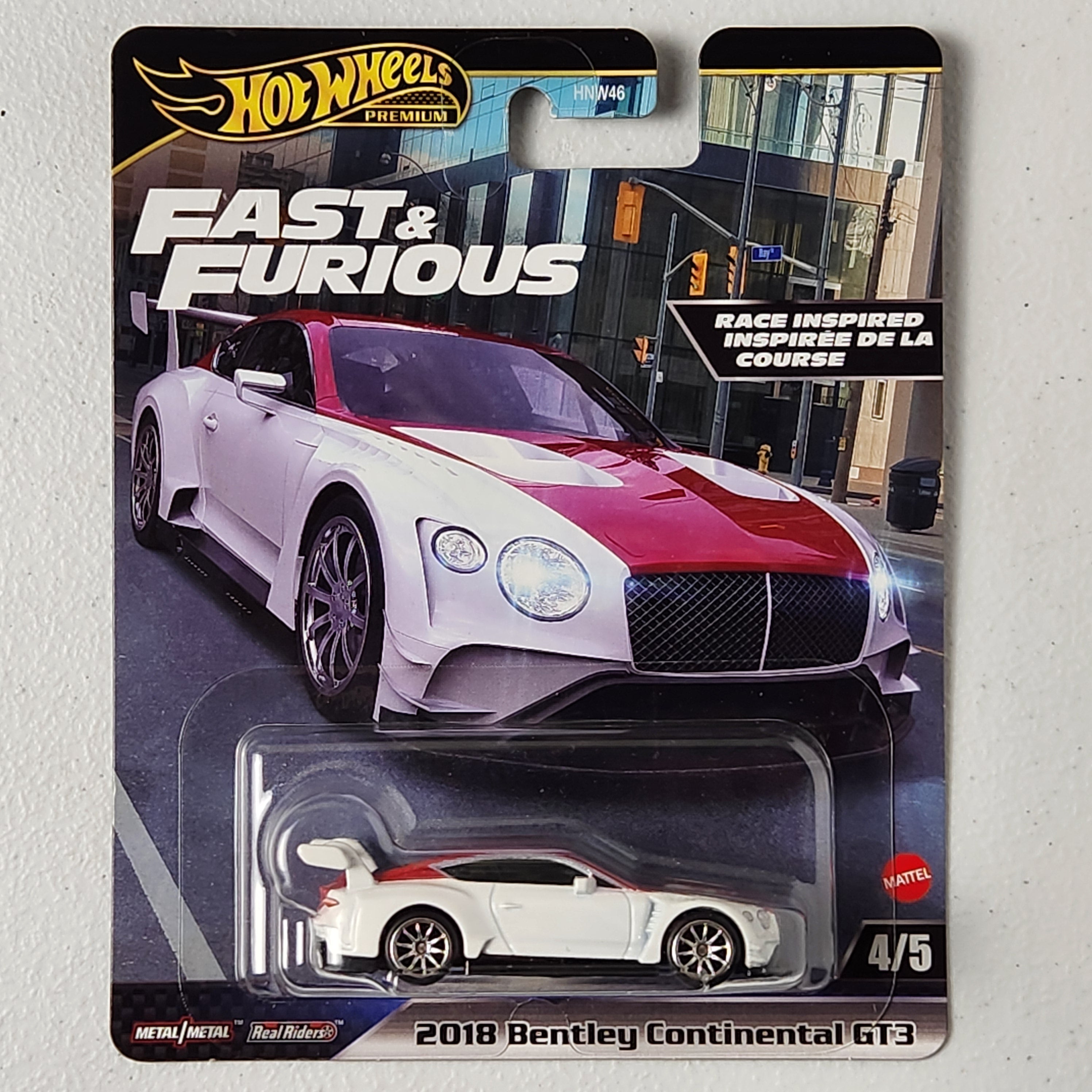 2018 Bentley Continental GT3 #4/5 Fast & Furious European Premium Hot Wheels 2024