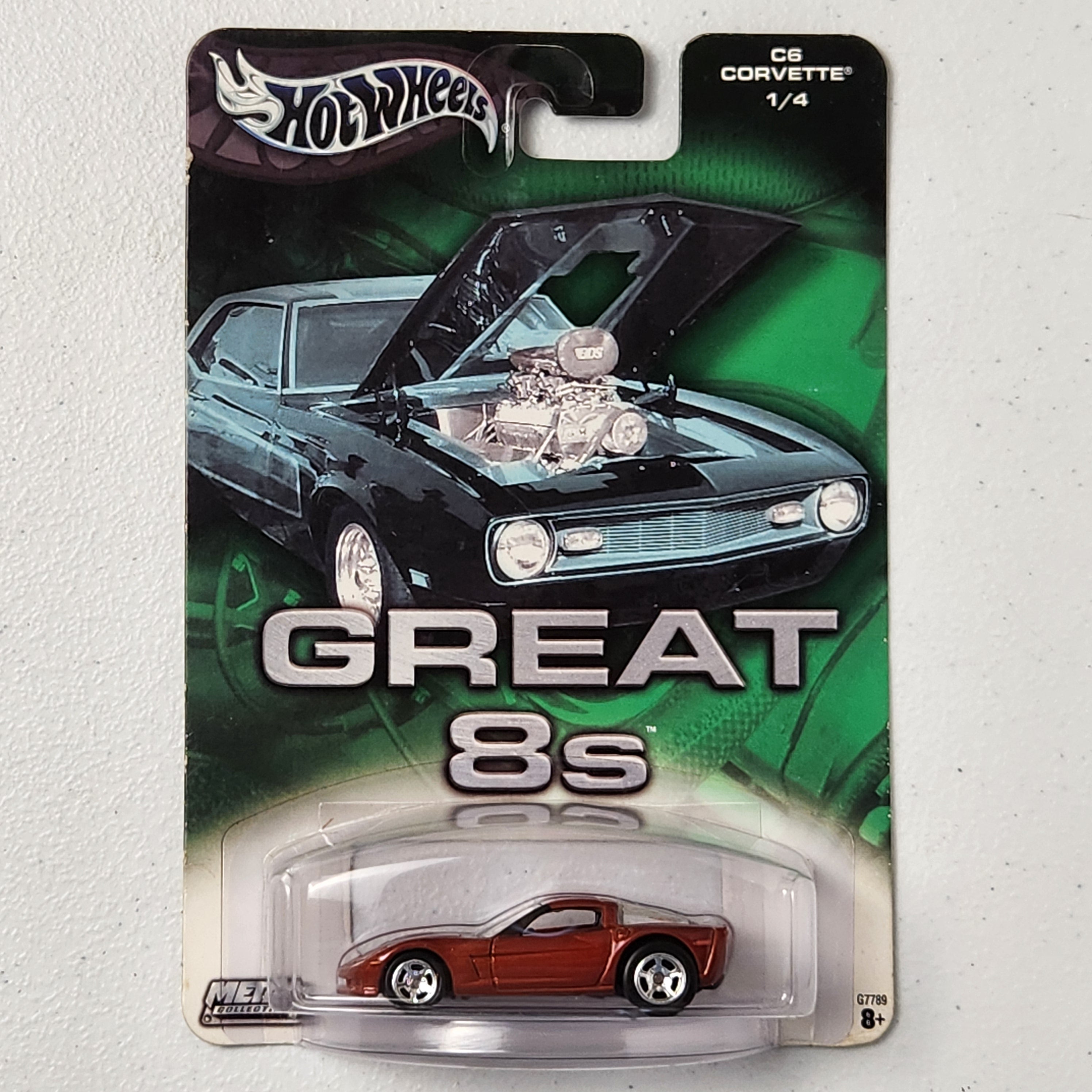 C6 Corvette #1/4 Great 8s American Premium Hot Wheels 2004