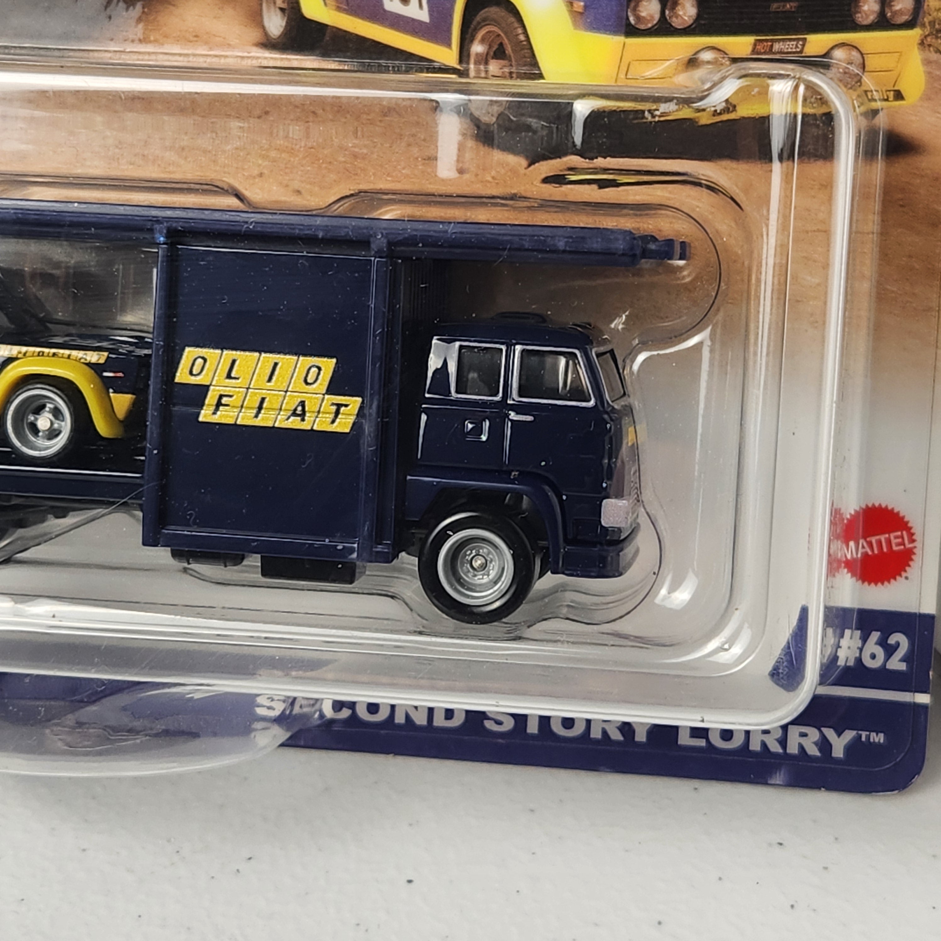 Fiat 131 Abarth Second Story Lorry #62 Team Transport European Premium Hot Wheels