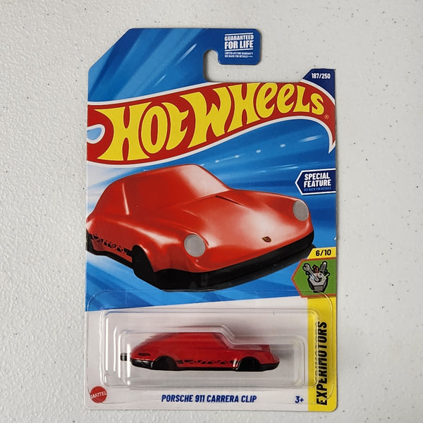Porsche 911 Carrera Coupe Clip Key Chain European Hot Wheels