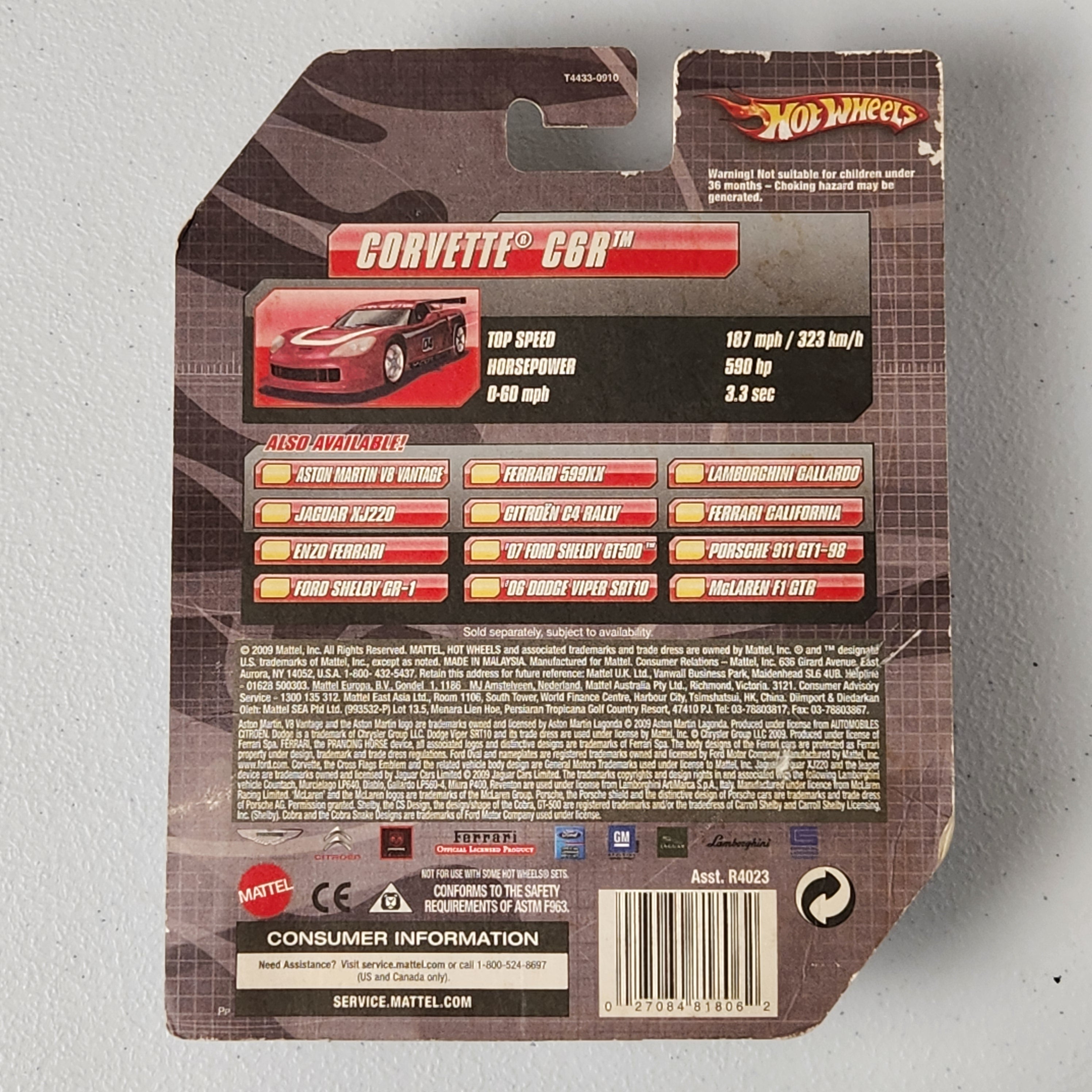 Corvette C6R Speed Machines American Premium Hot Wheels 2009