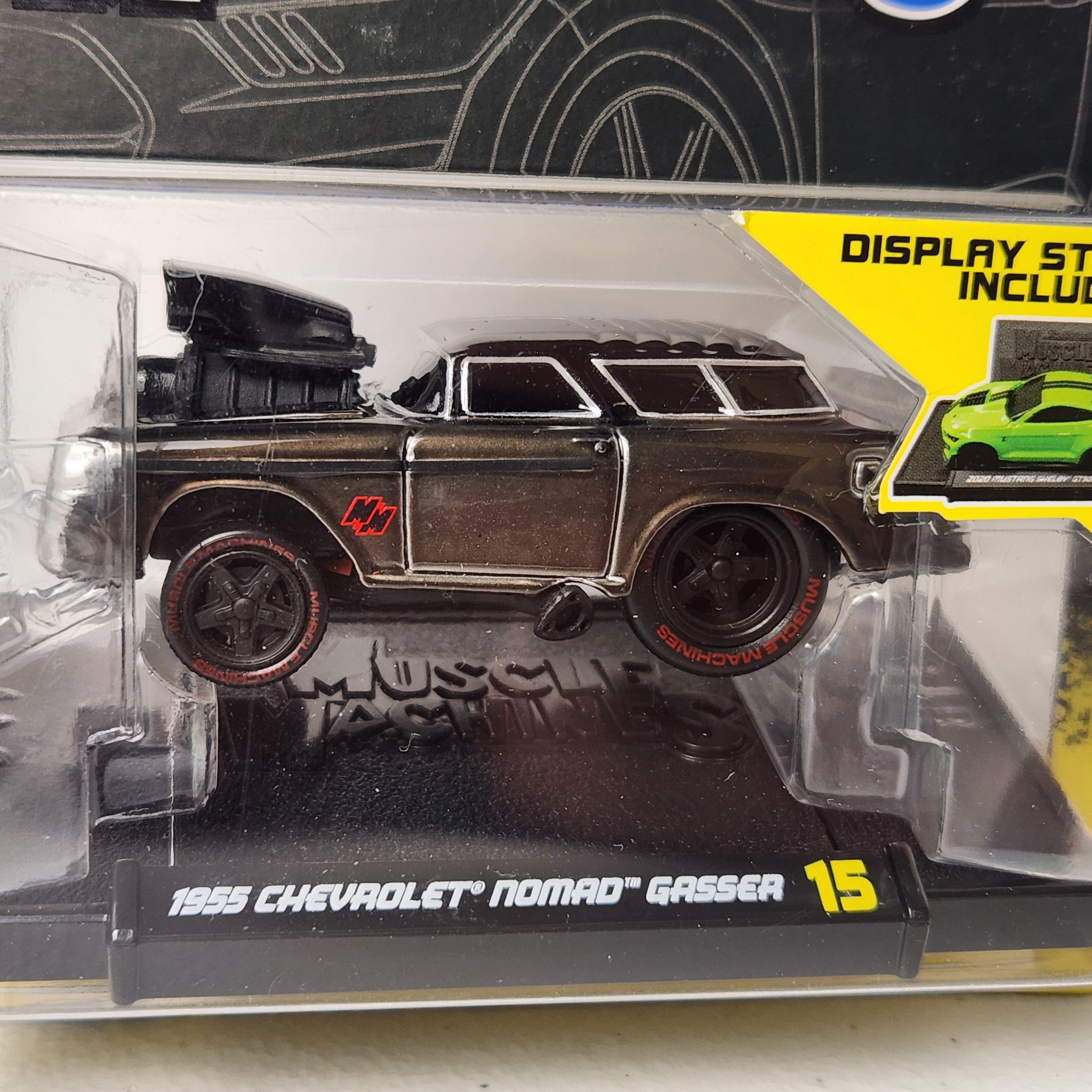 1955 Chevrolet Nomad Gasser #15 Chase Car American Muscle Machines