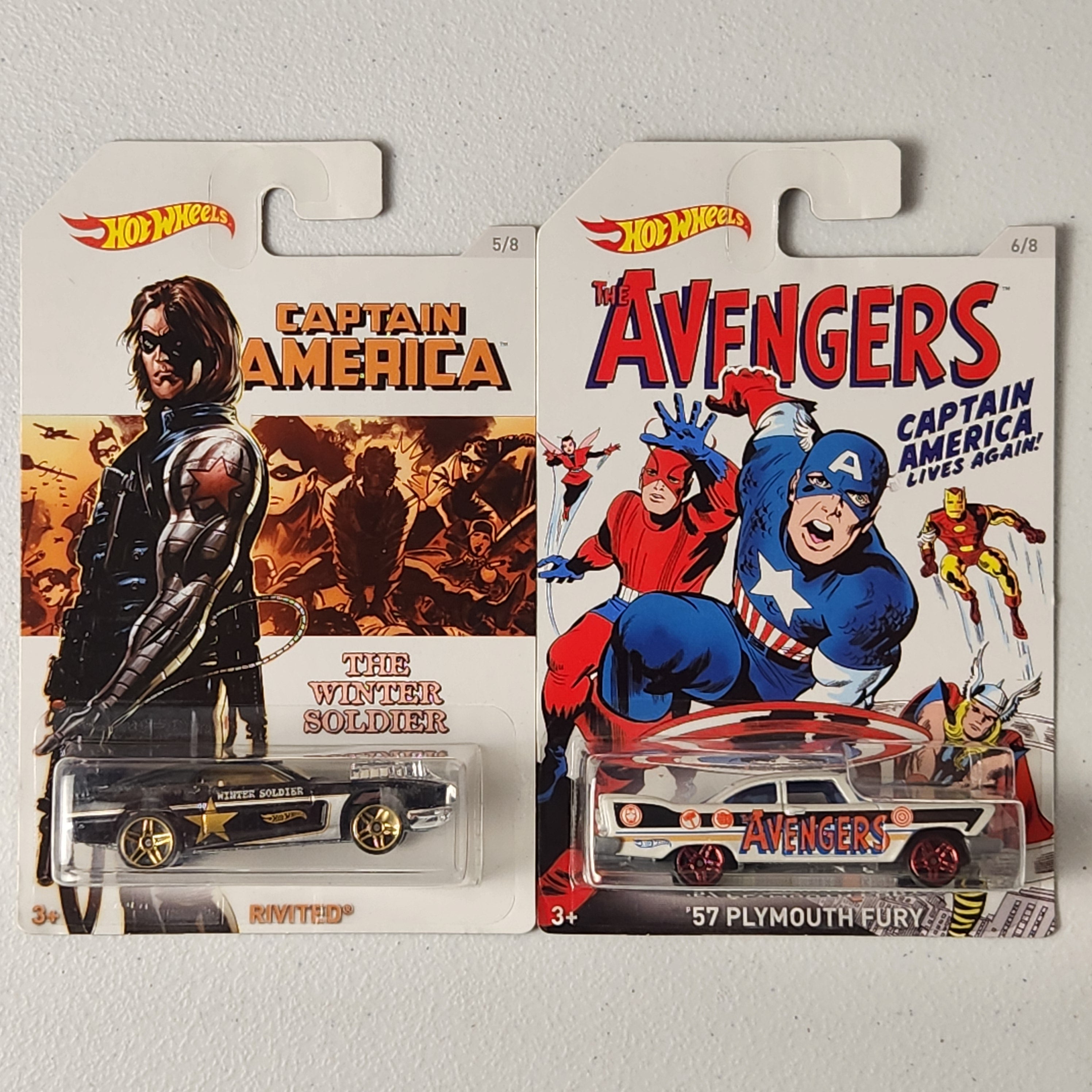 Captain America 8 Car Set Premium Hot Wheels 2023