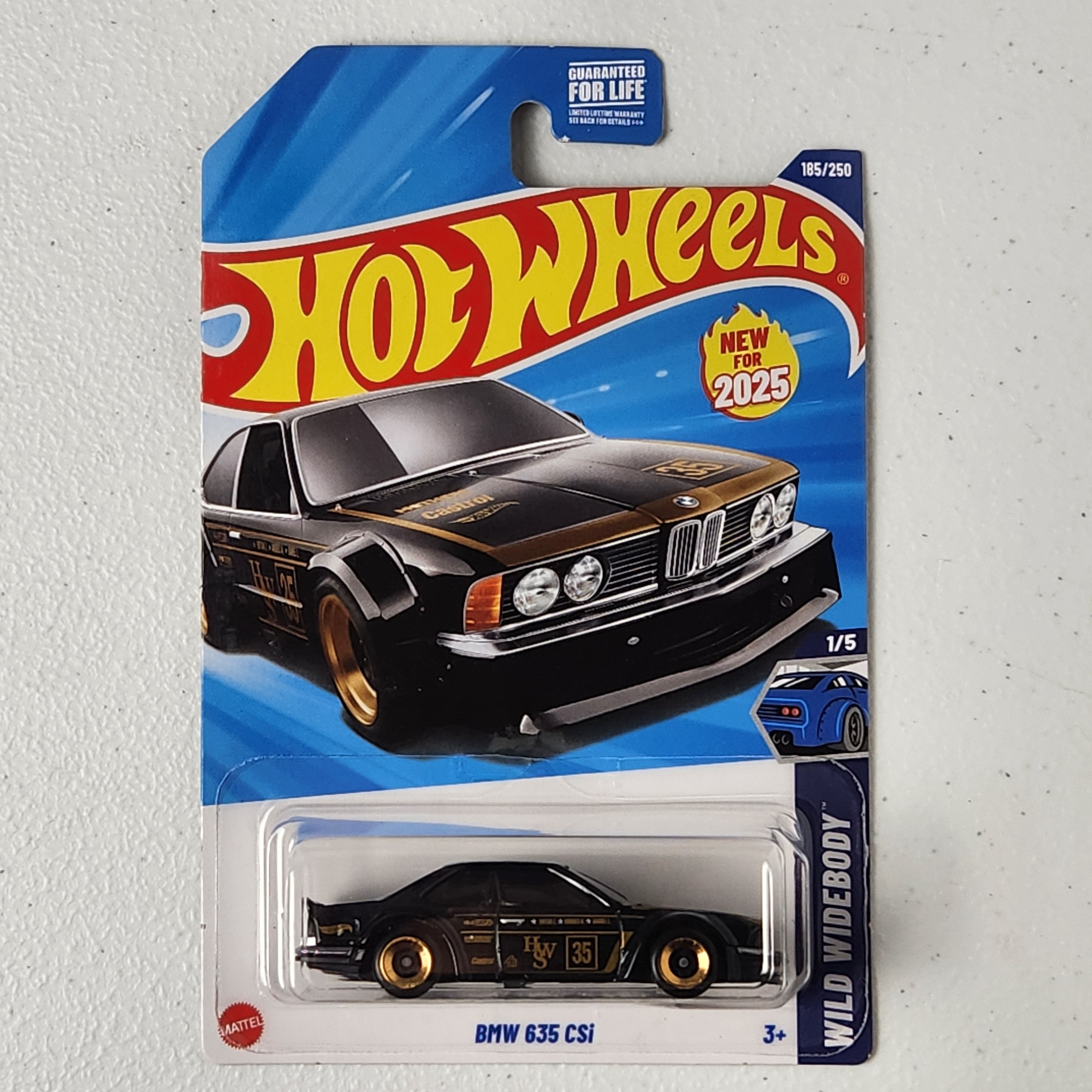 BMW 635 CSi European Mainline Hot Wheels