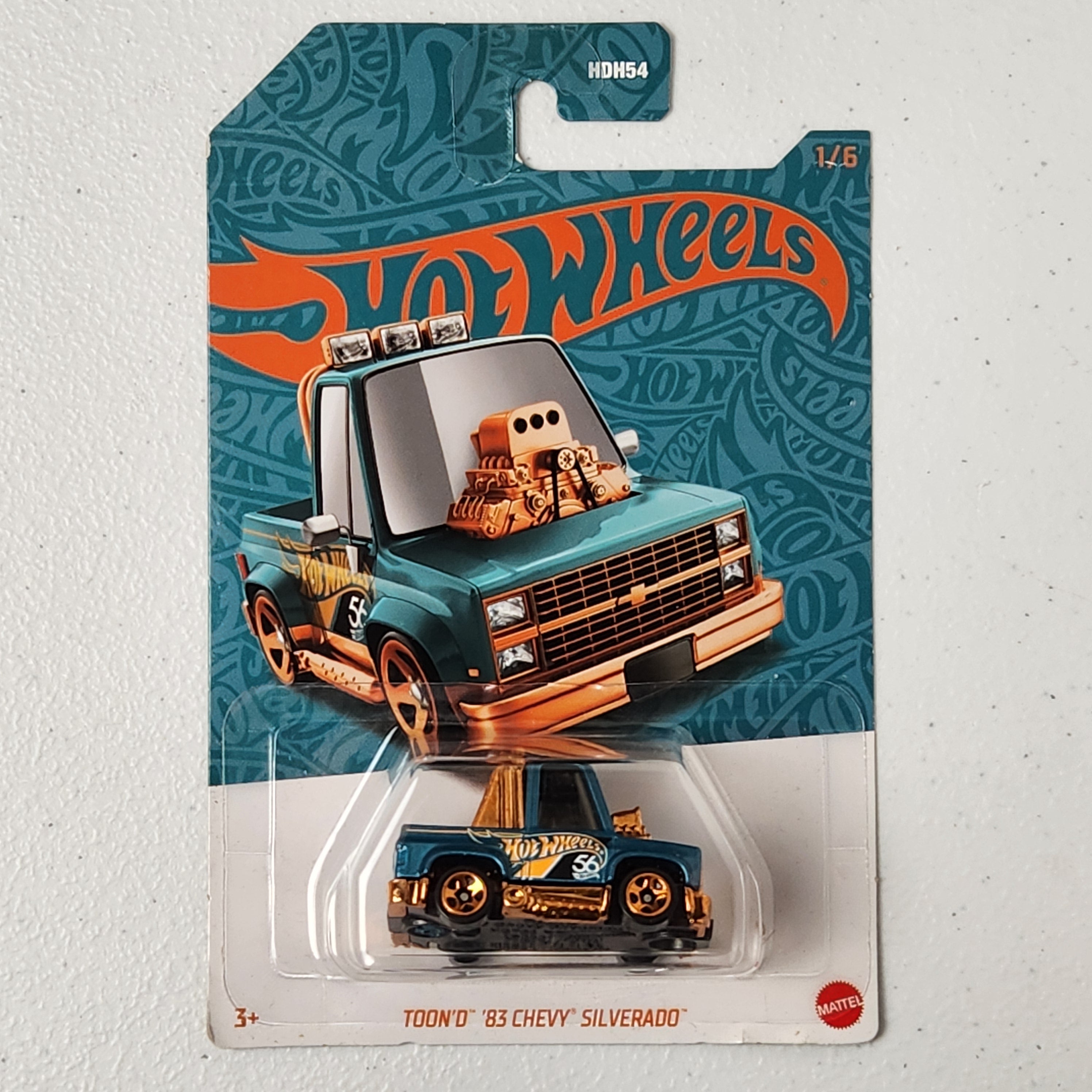 Tooned 83 Chevy Silverado American Mainline Hot Wheels