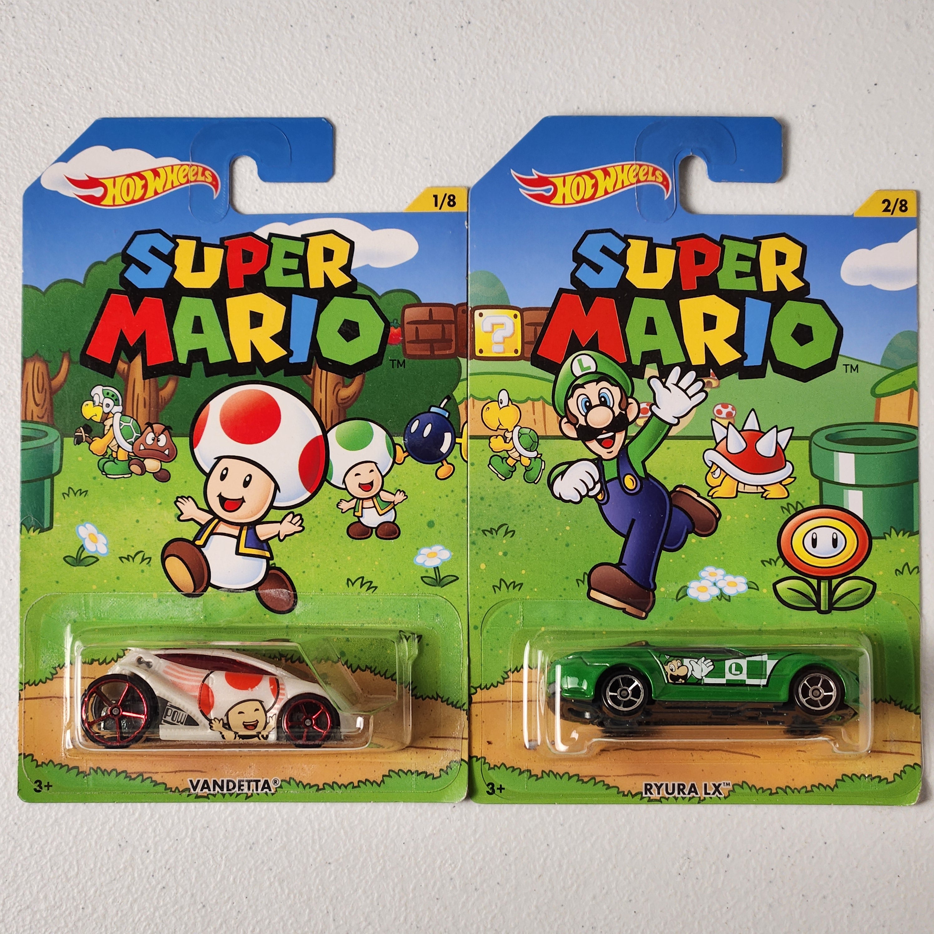 Super Mario 8 Car Set Premium Hot Wheels 2023
