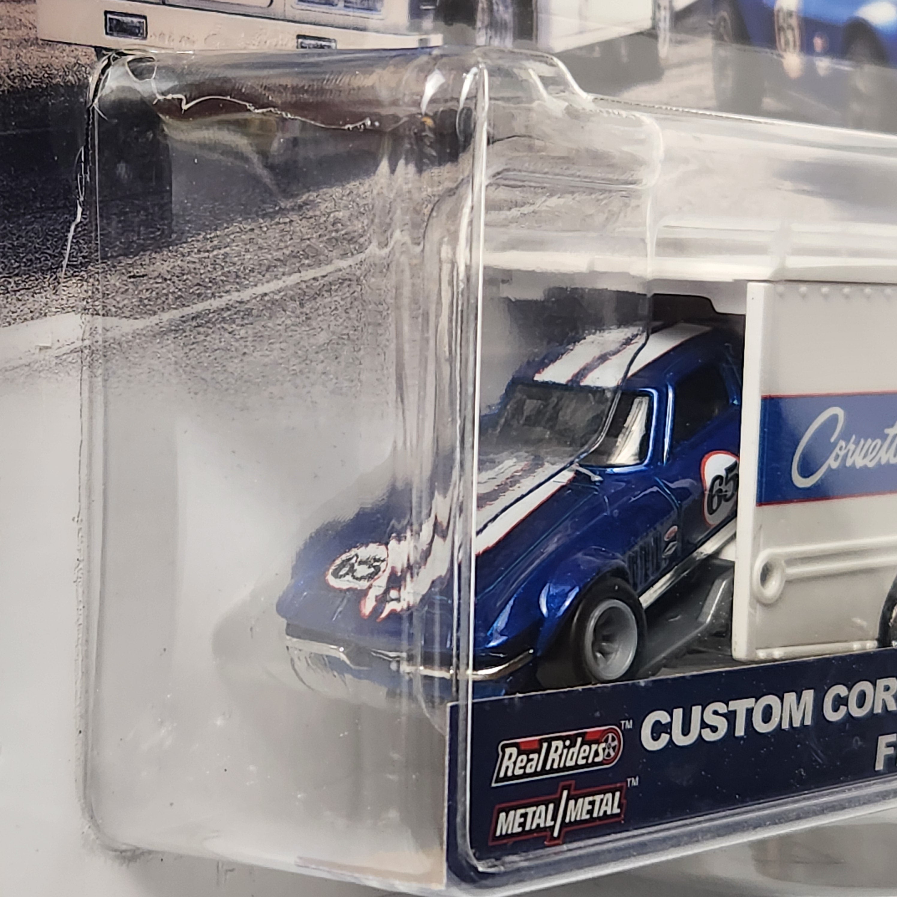 Custom Corvette Stingray Coupe Fleet Flyer #24 Team Transport American Premium Hot Wheels