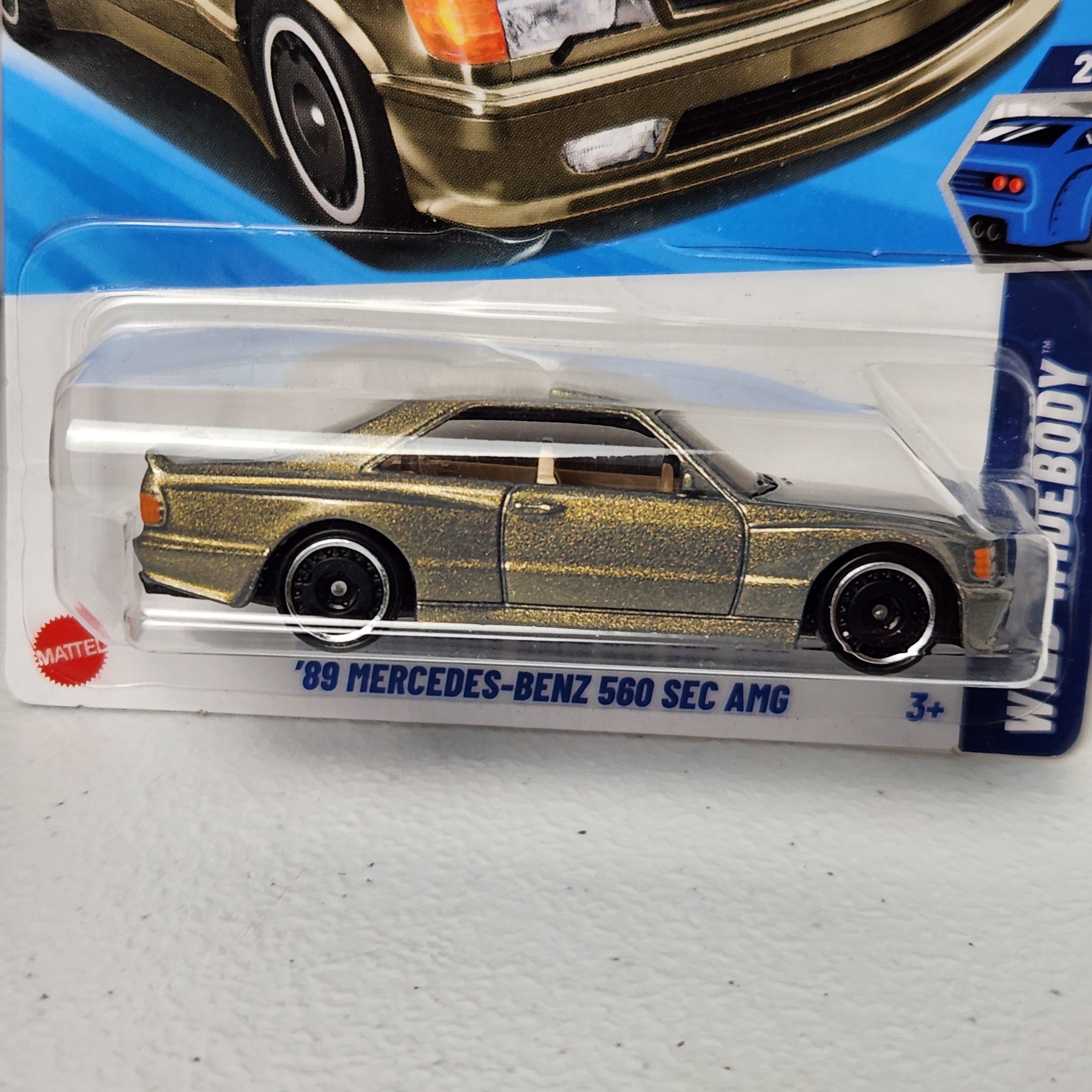 '89 Mercedes-Benz 560 SEC AMG European Mainline Hot Wheels