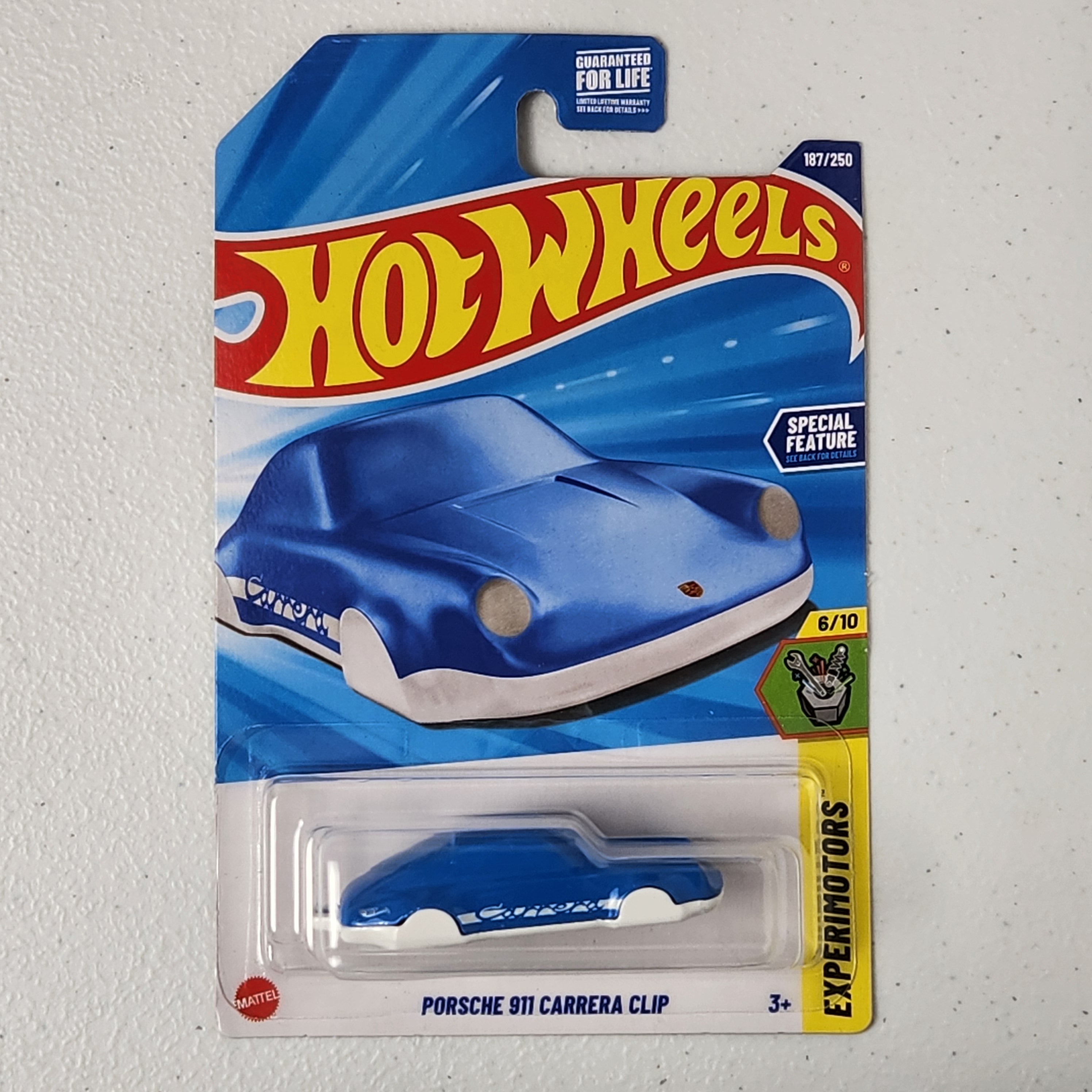 Porsche 911 Carrera Coupe Clip Key Chain European Hot Wheels