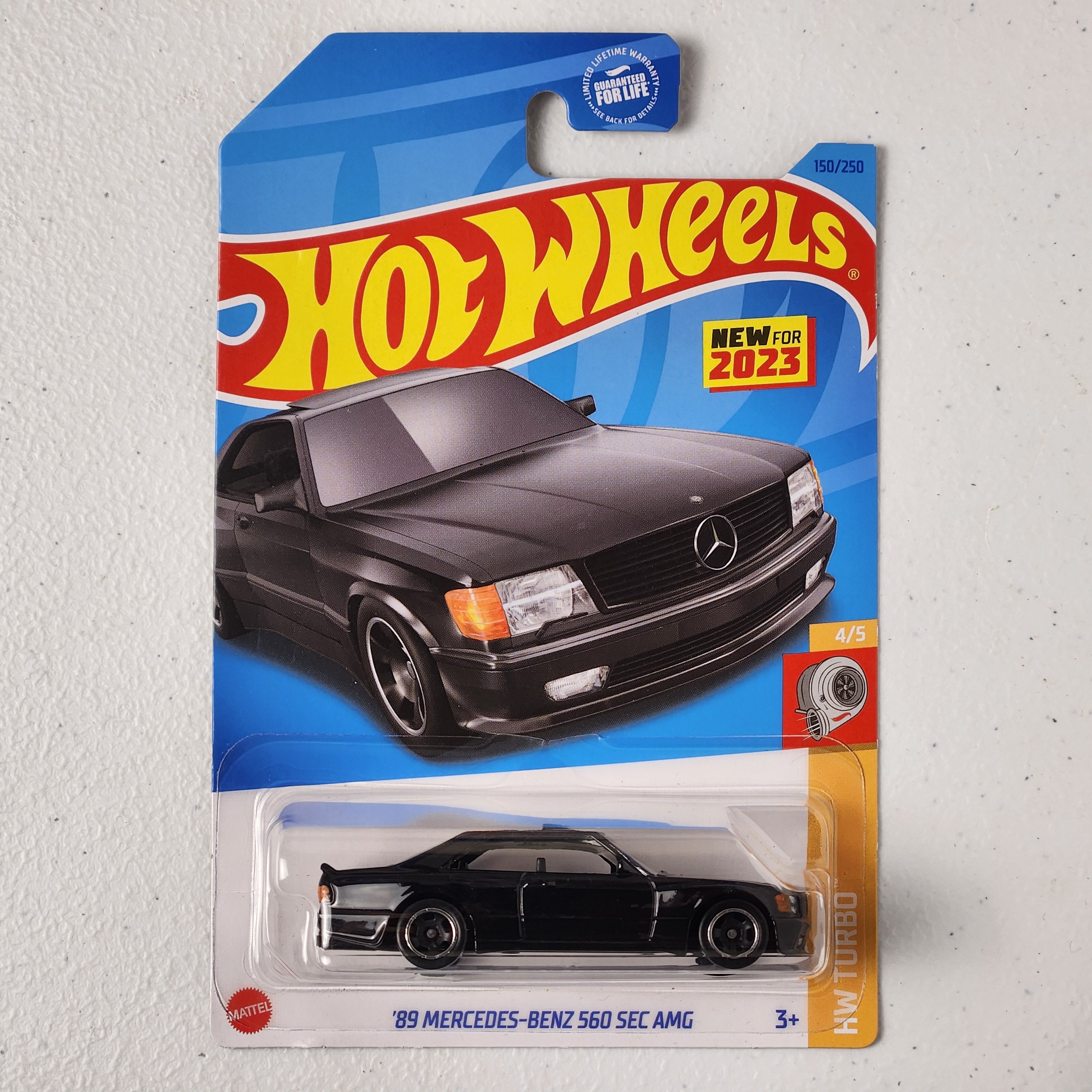 '89 Mercedes-Benz 560 SEC AMG European Mainline Hot Wheels