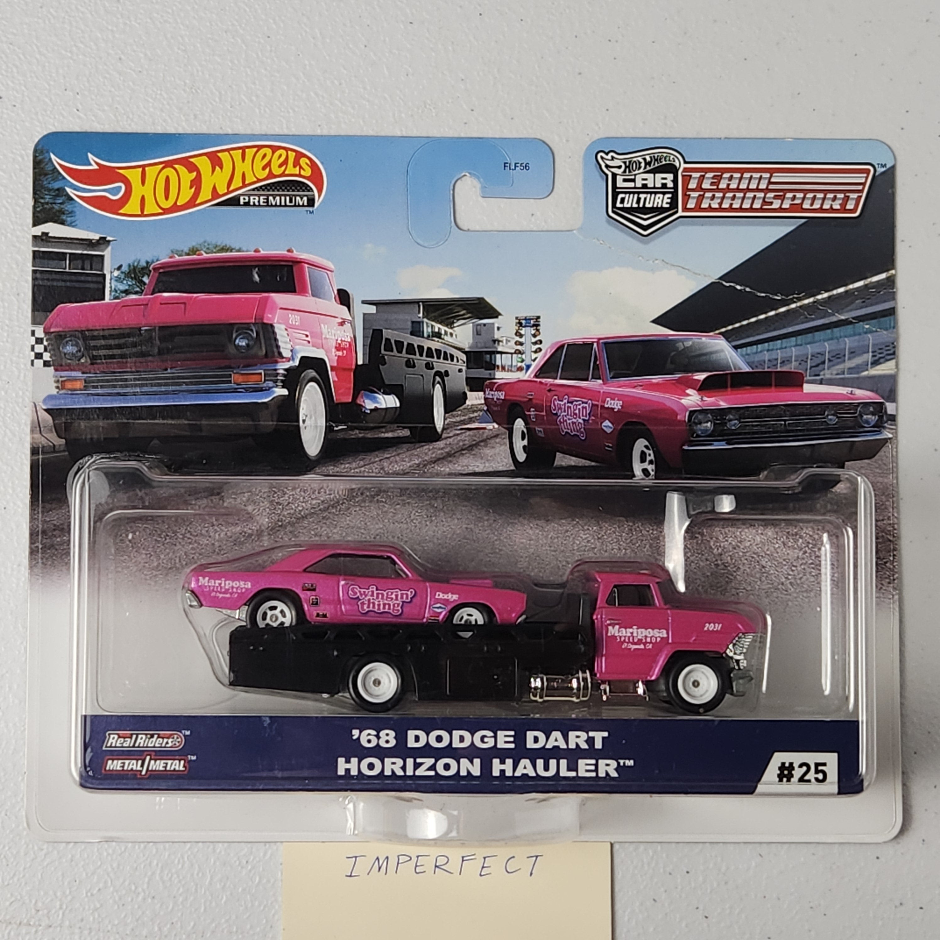 68 Dodge Dart Horizon Hauler #25 Team Transport American Premium Hot Wheels
